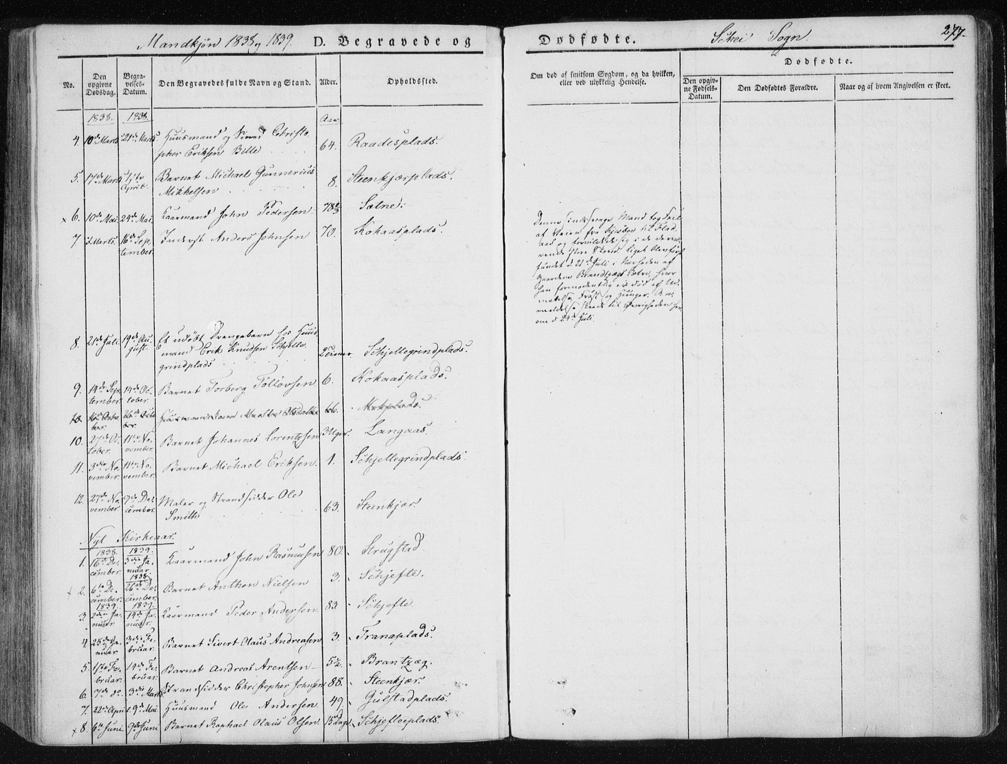 Ministerialprotokoller, klokkerbøker og fødselsregistre - Nord-Trøndelag, SAT/A-1458/735/L0339: Parish register (official) no. 735A06 /2, 1836-1848, p. 277