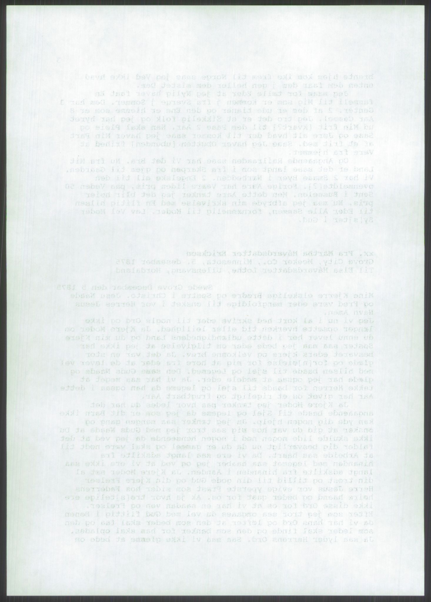 Samlinger til kildeutgivelse, Amerikabrevene, AV/RA-EA-4057/F/L0032: Innlån fra Hordaland: Nesheim - Øverland, 1838-1914, p. 1078