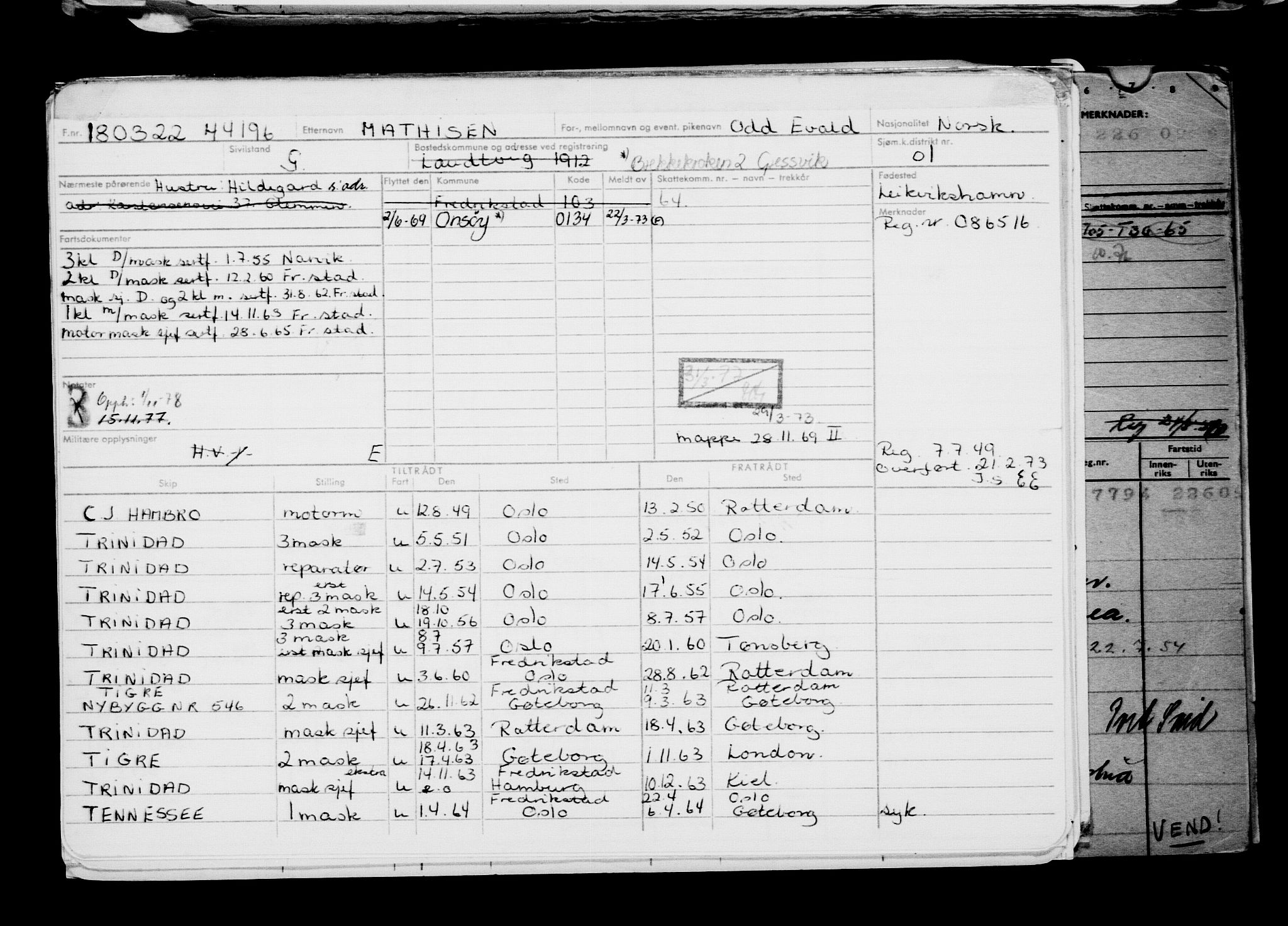 Direktoratet for sjømenn, AV/RA-S-3545/G/Gb/L0204: Hovedkort, 1922, p. 199