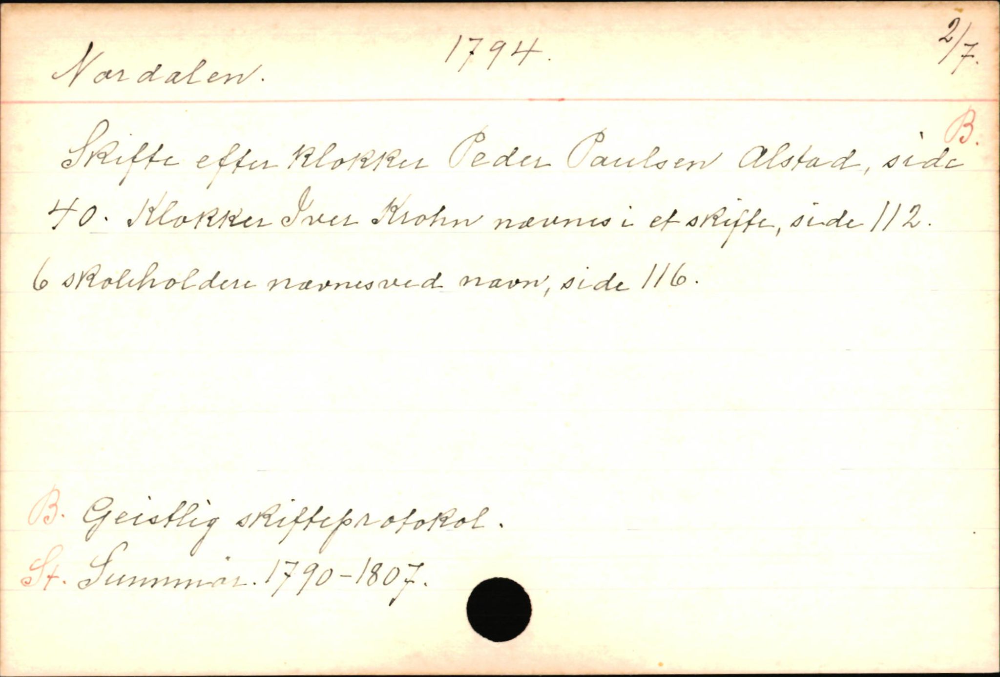 Haugen, Johannes - lærer, AV/SAB-SAB/PA-0036/01/L0001: Om klokkere og lærere, 1521-1904, p. 10925