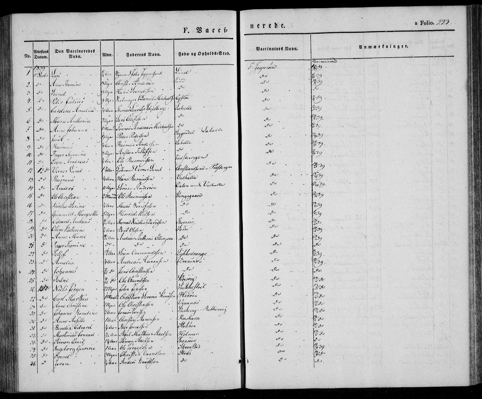 Oddernes sokneprestkontor, SAK/1111-0033/F/Fa/Faa/L0006: Parish register (official) no. A 6, 1838-1851, p. 223