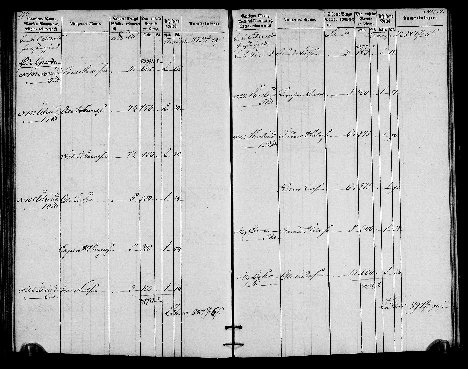 Rentekammeret inntil 1814, Realistisk ordnet avdeling, AV/RA-EA-4070/N/Ne/Nea/L0023: Øvre Romerike fogderi. Oppebørselsregister, 1803-1804, p. 120