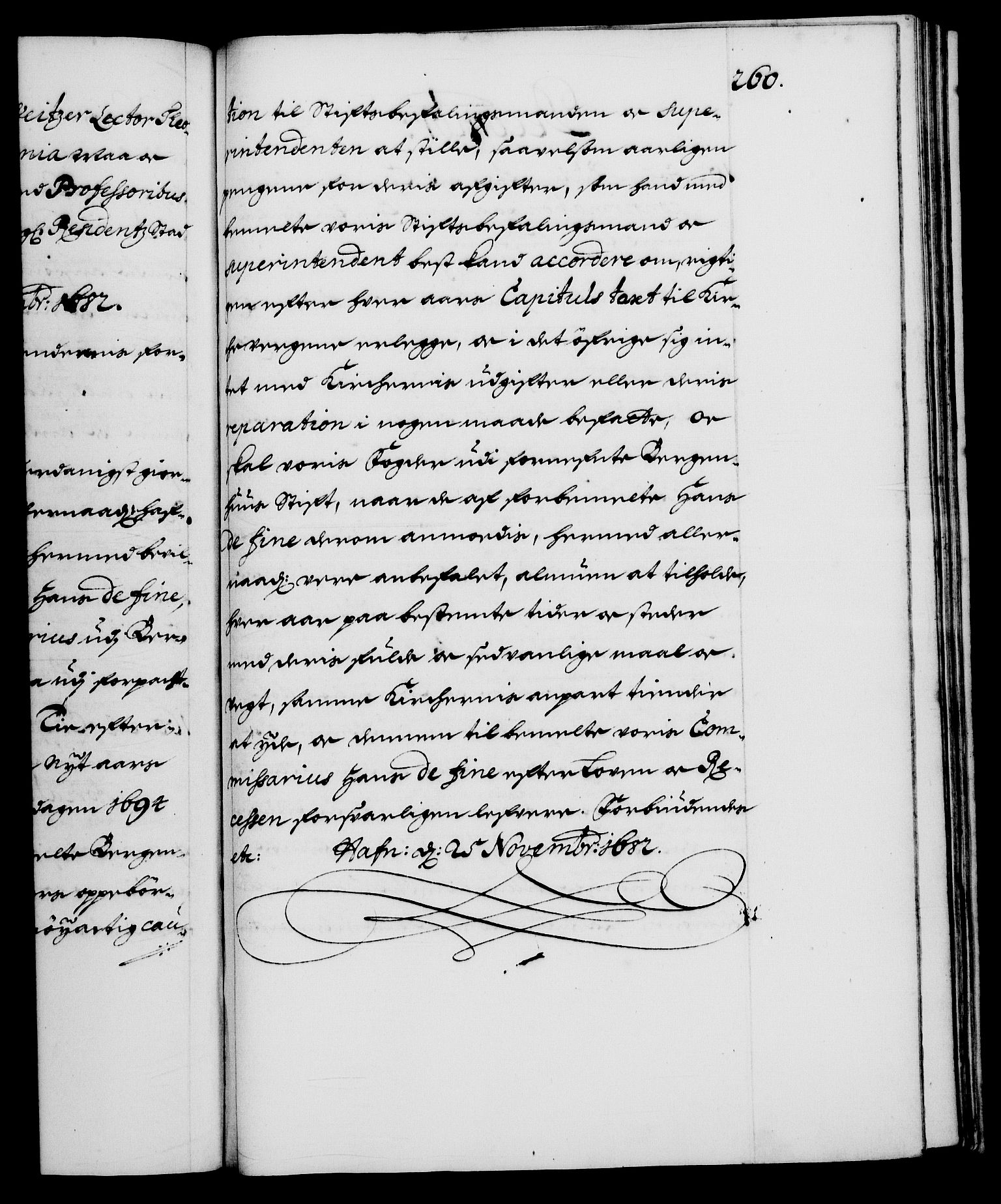 Danske Kanselli 1572-1799, RA/EA-3023/F/Fc/Fca/Fcaa/L0013: Norske registre (mikrofilm), 1681-1684, p. 260a