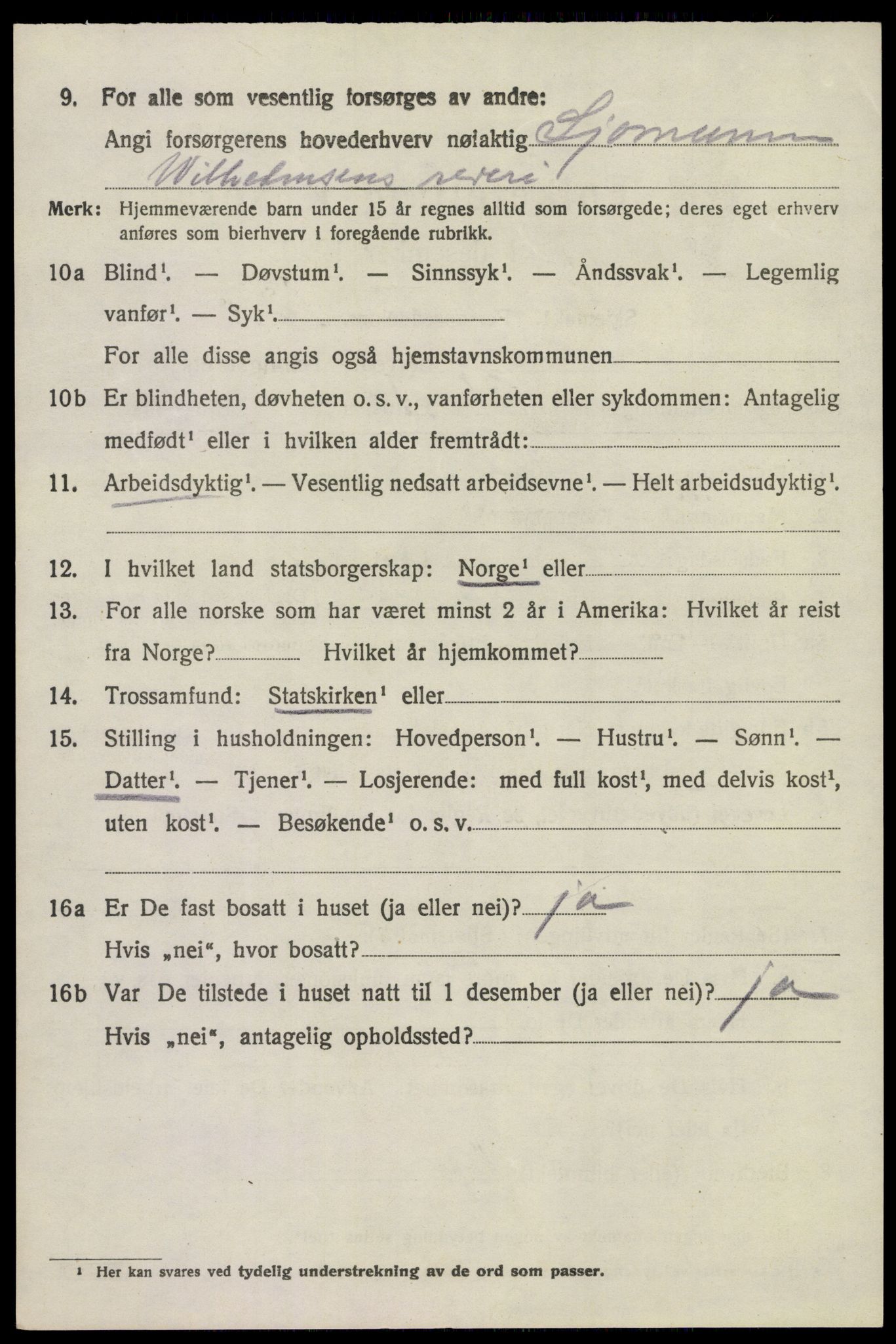 SAKO, 1920 census for Brunlanes, 1920, p. 5798