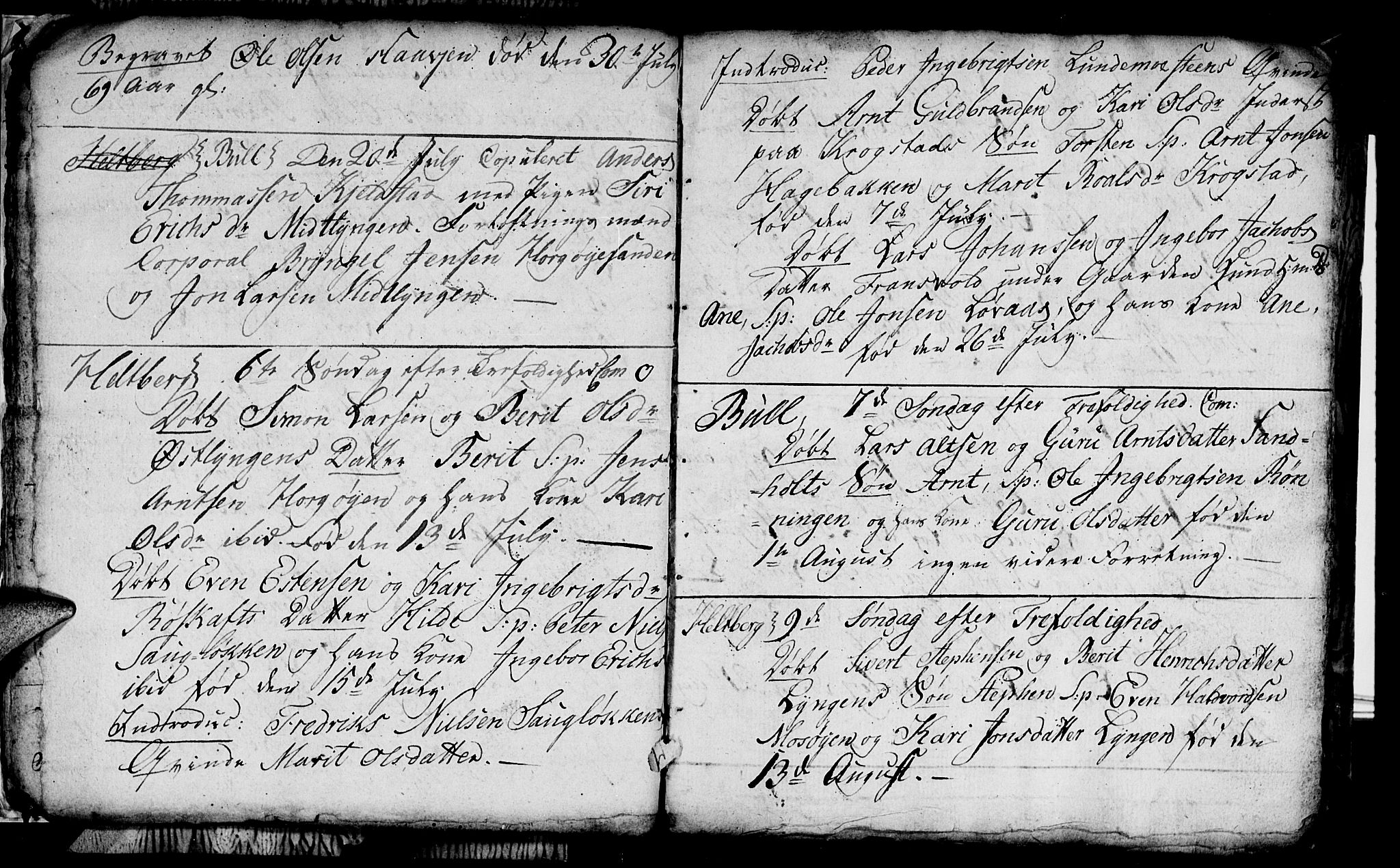 Ministerialprotokoller, klokkerbøker og fødselsregistre - Sør-Trøndelag, SAT/A-1456/692/L1107: Parish register (copy) no. 692C02, 1809-1824