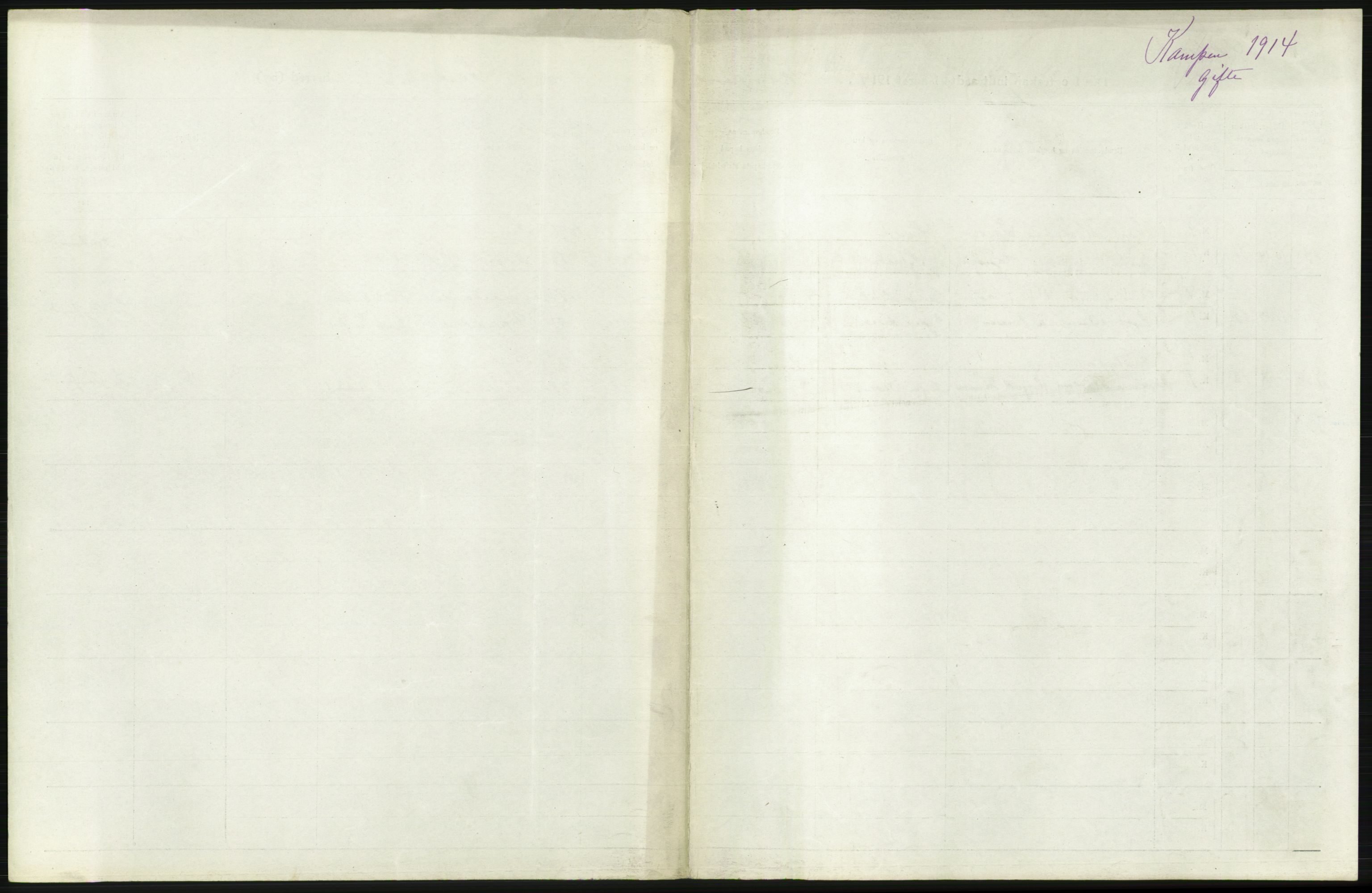 Statistisk sentralbyrå, Sosiodemografiske emner, Befolkning, AV/RA-S-2228/D/Df/Dfb/Dfbd/L0007: Kristiania: Gifte, 1914, p. 251