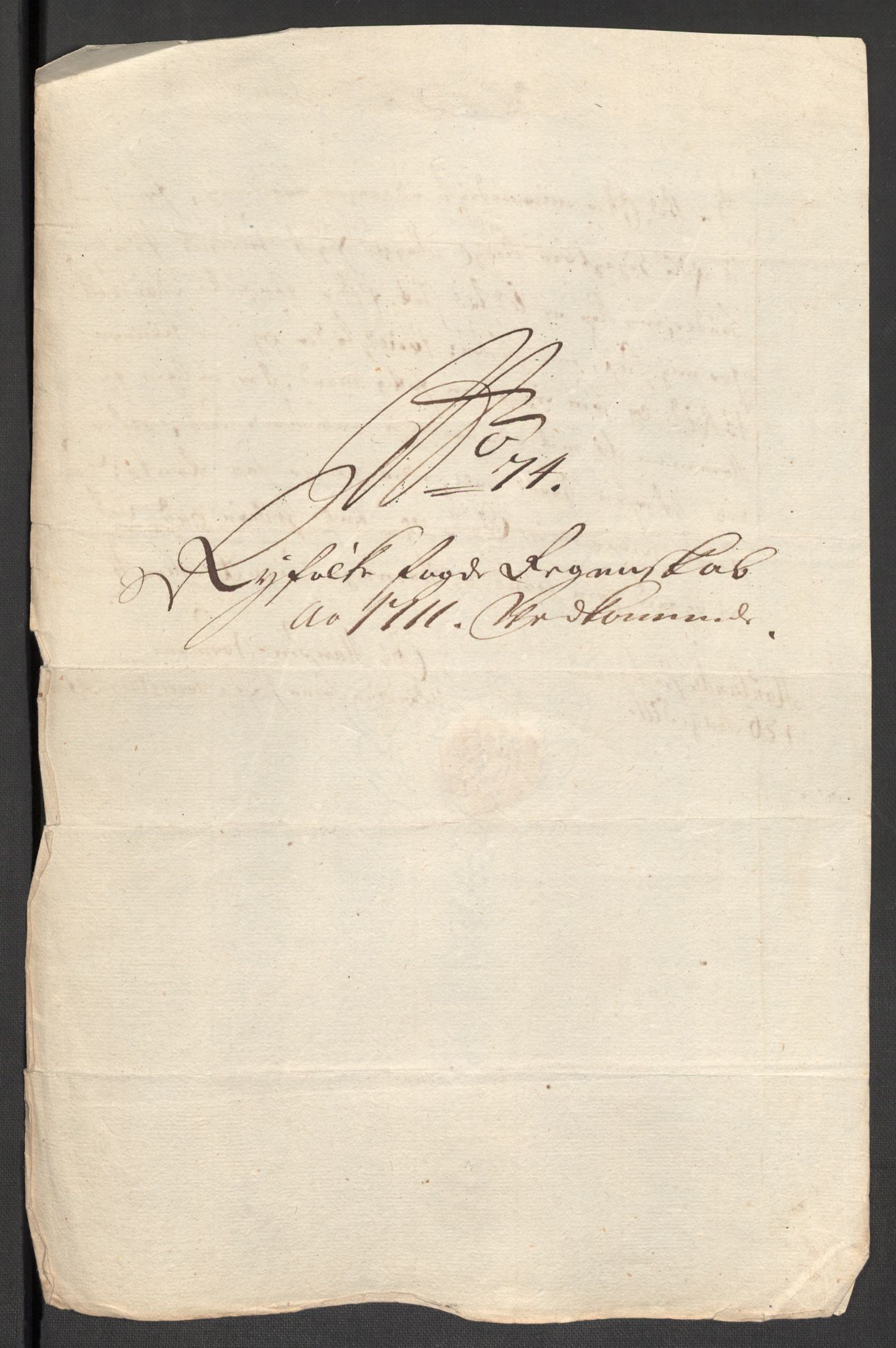 Rentekammeret inntil 1814, Reviderte regnskaper, Fogderegnskap, AV/RA-EA-4092/R47/L2864: Fogderegnskap Ryfylke, 1711, p. 126