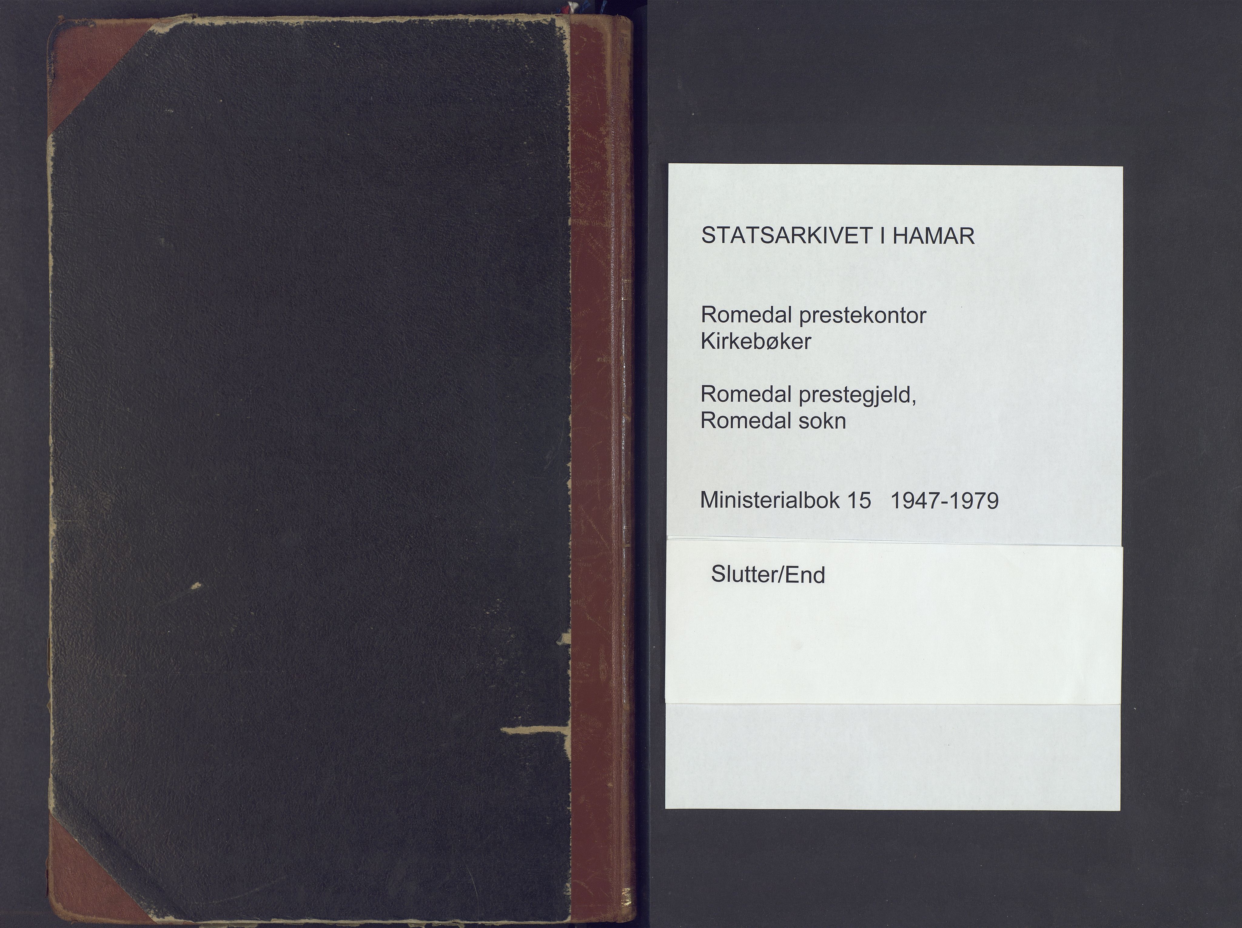 Romedal prestekontor, AV/SAH-PREST-004/K/L0015: Parish register (official) no. 15, 1947-1979