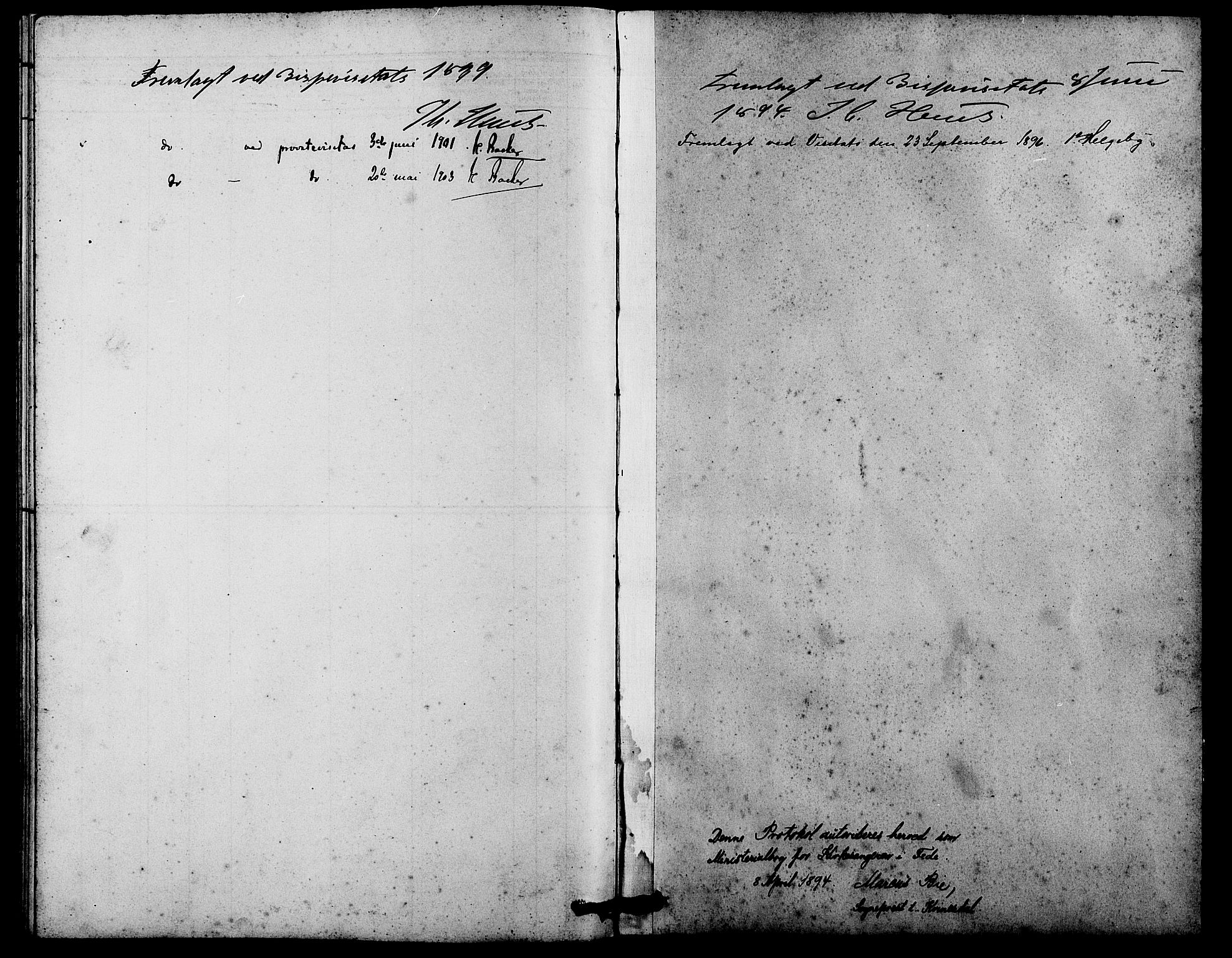 Kvinesdal sokneprestkontor, SAK/1111-0026/F/Fb/Fba/L0004: Parish register (copy) no. B 4, 1894-1909