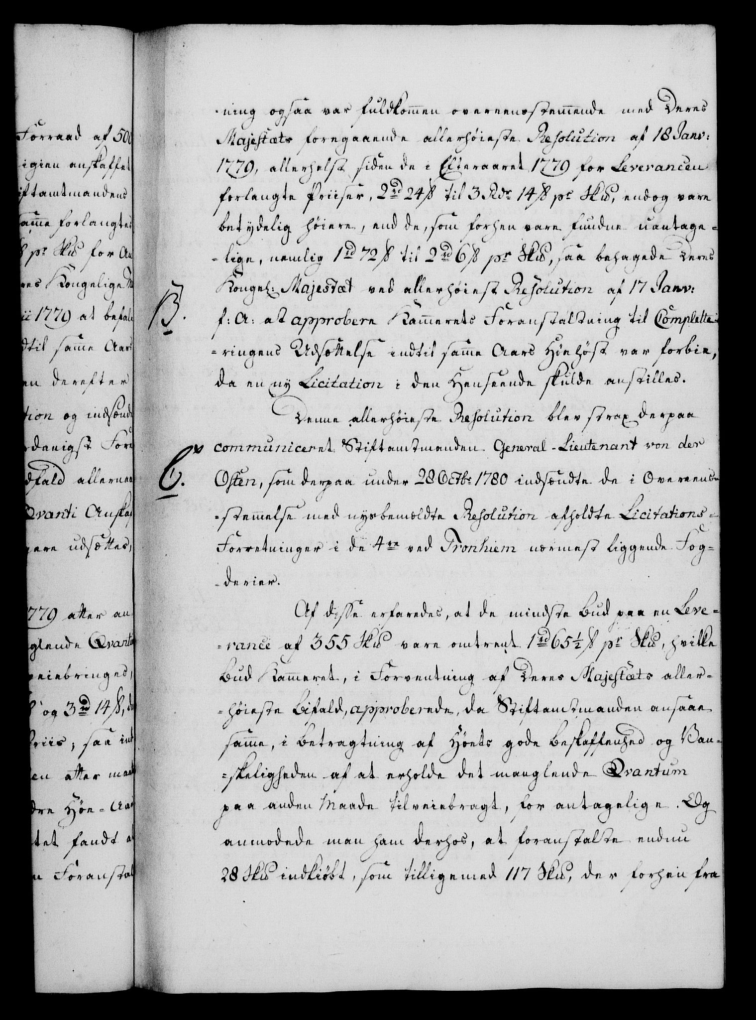 Rentekammeret, Kammerkanselliet, RA/EA-3111/G/Gf/Gfa/L0063: Norsk relasjons- og resolusjonsprotokoll (merket RK 52.63), 1781, p. 853