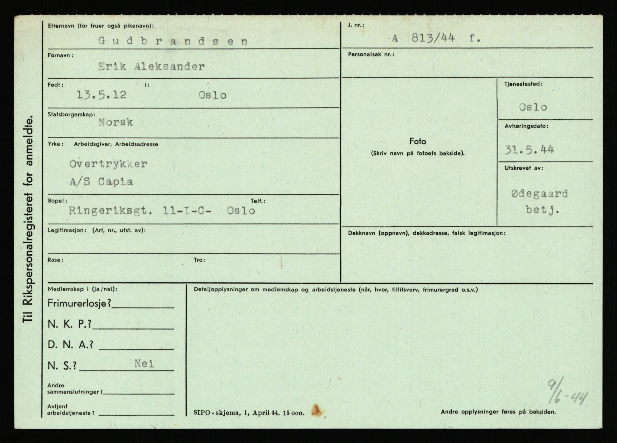 Statspolitiet - Hovedkontoret / Osloavdelingen, AV/RA-S-1329/C/Ca/L0005: Furali - Hamula, 1943-1945, p. 2449