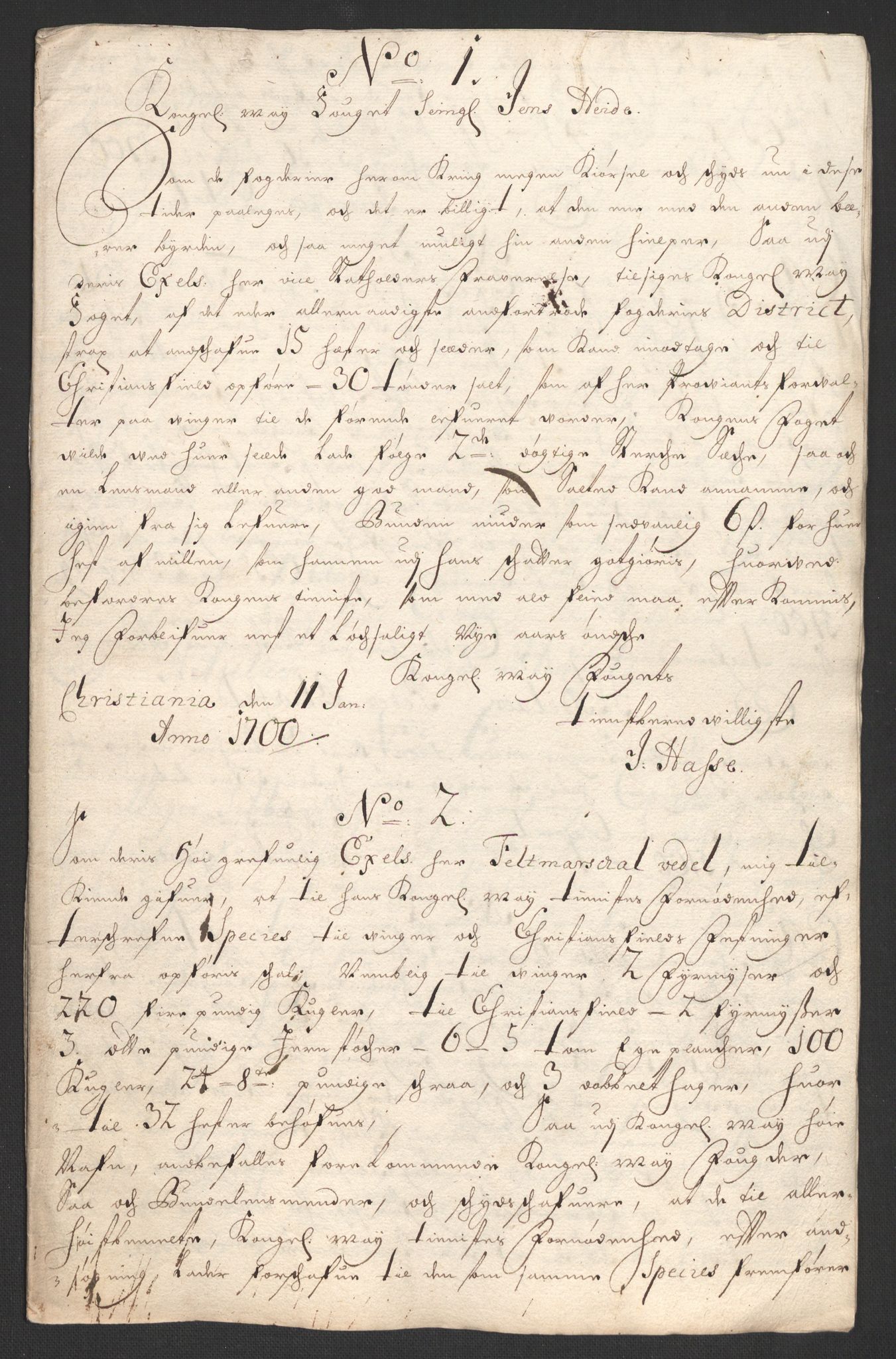 Rentekammeret inntil 1814, Reviderte regnskaper, Fogderegnskap, AV/RA-EA-4092/R13/L0838: Fogderegnskap Solør, Odal og Østerdal, 1700, p. 288