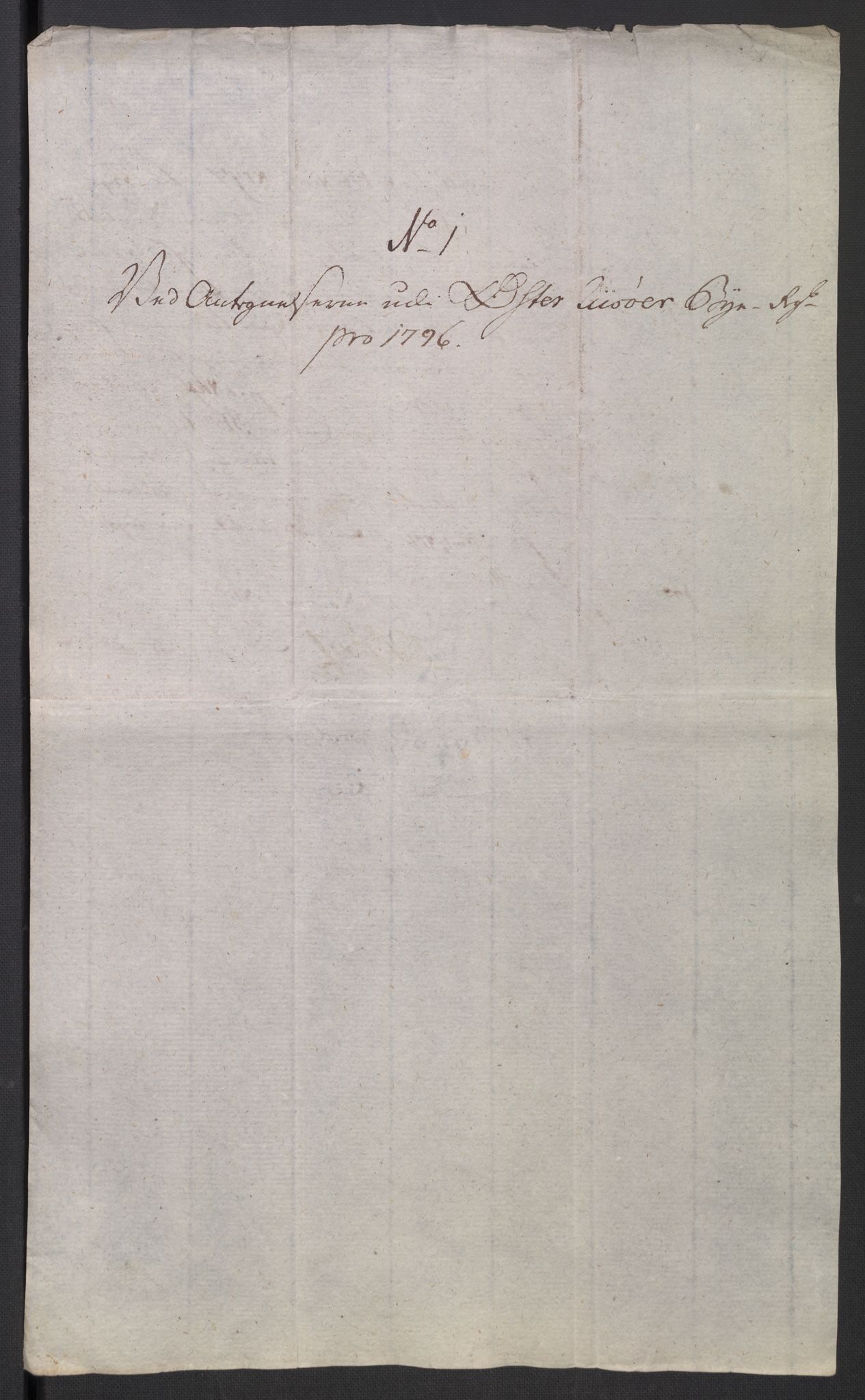 Danske Kanselli 1800-1814, AV/RA-EA-3024/K/Kk/Kka/Kkac/L0235: Kjøpstadregnskap Øster Risør, 1796-1800, p. 103