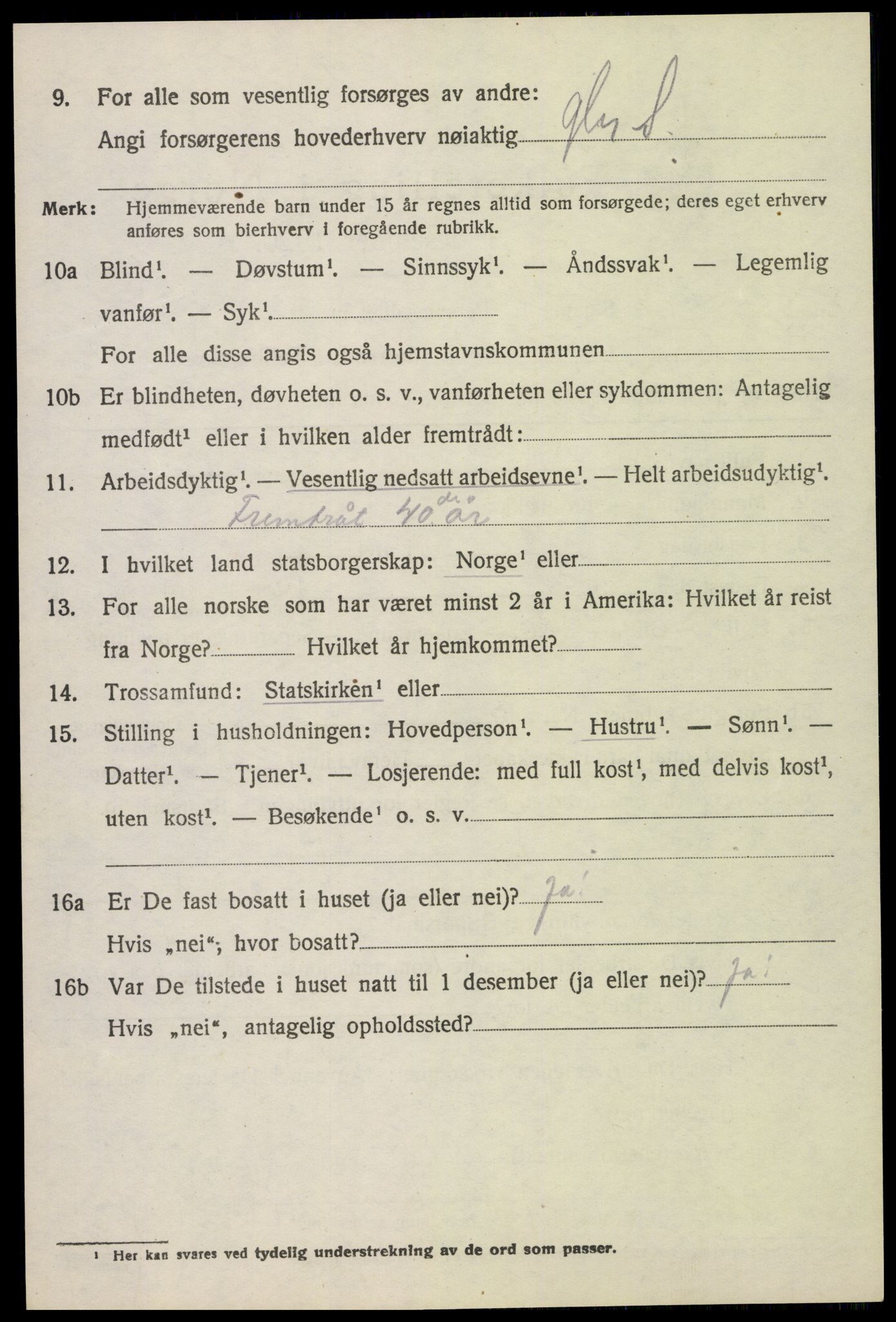 SAH, 1920 census for Stange, 1920, p. 12230