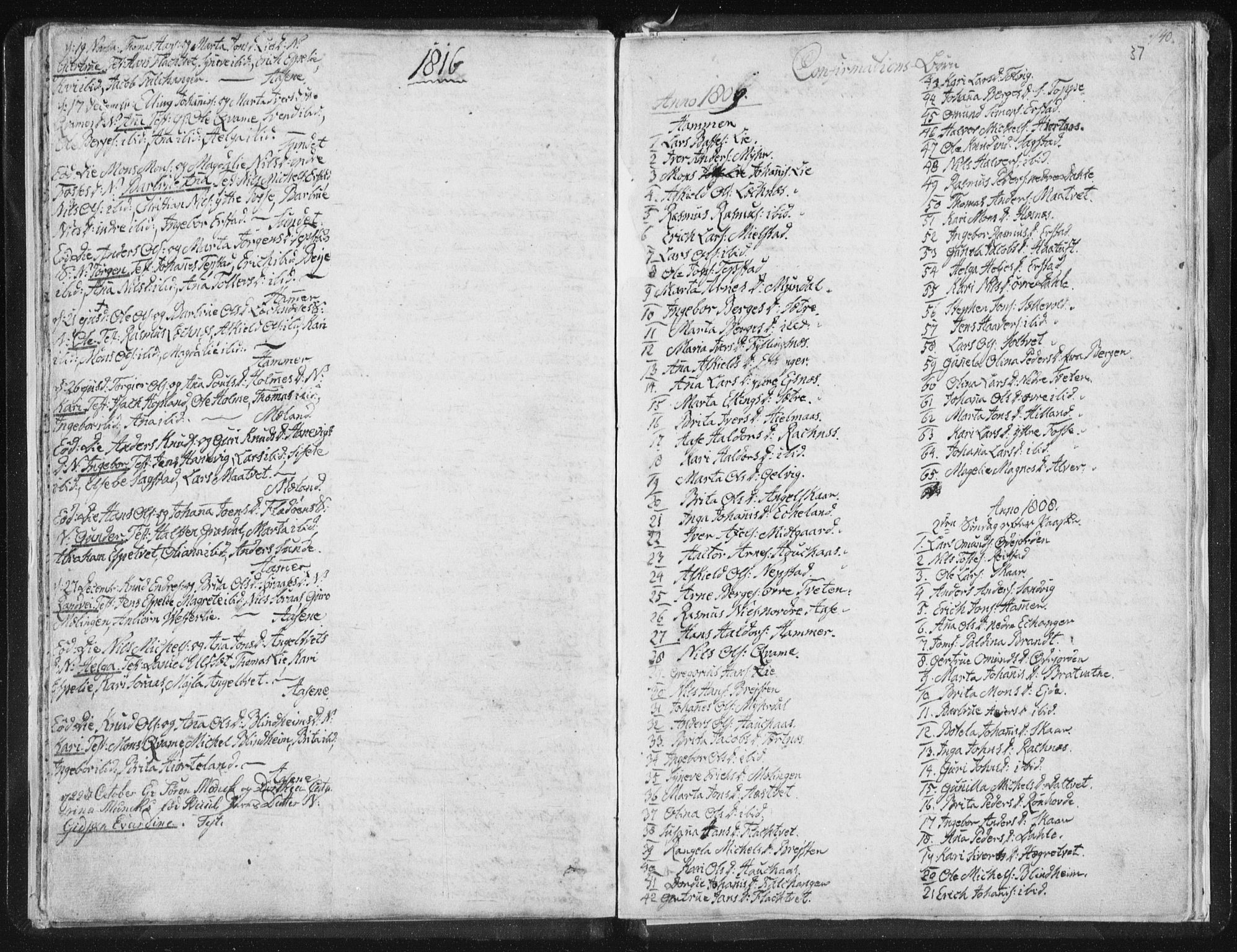 Hamre sokneprestembete, AV/SAB-A-75501/H/Ha/Haa/Haaa/L0009: Parish register (official) no. A 9, 1805-1815, p. 37