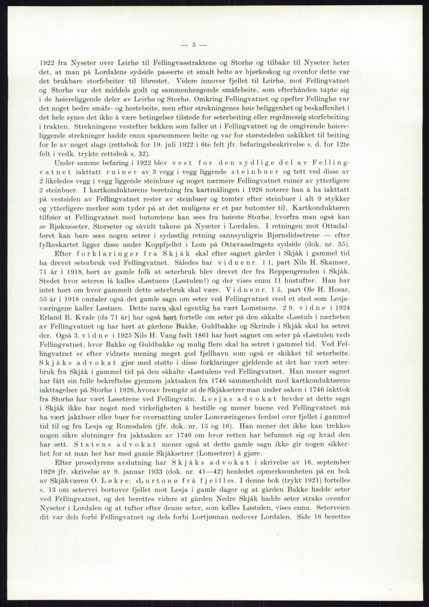 Høyfjellskommisjonen, AV/RA-S-1546/X/Xa/L0001: Nr. 1-33, 1909-1953, p. 2971