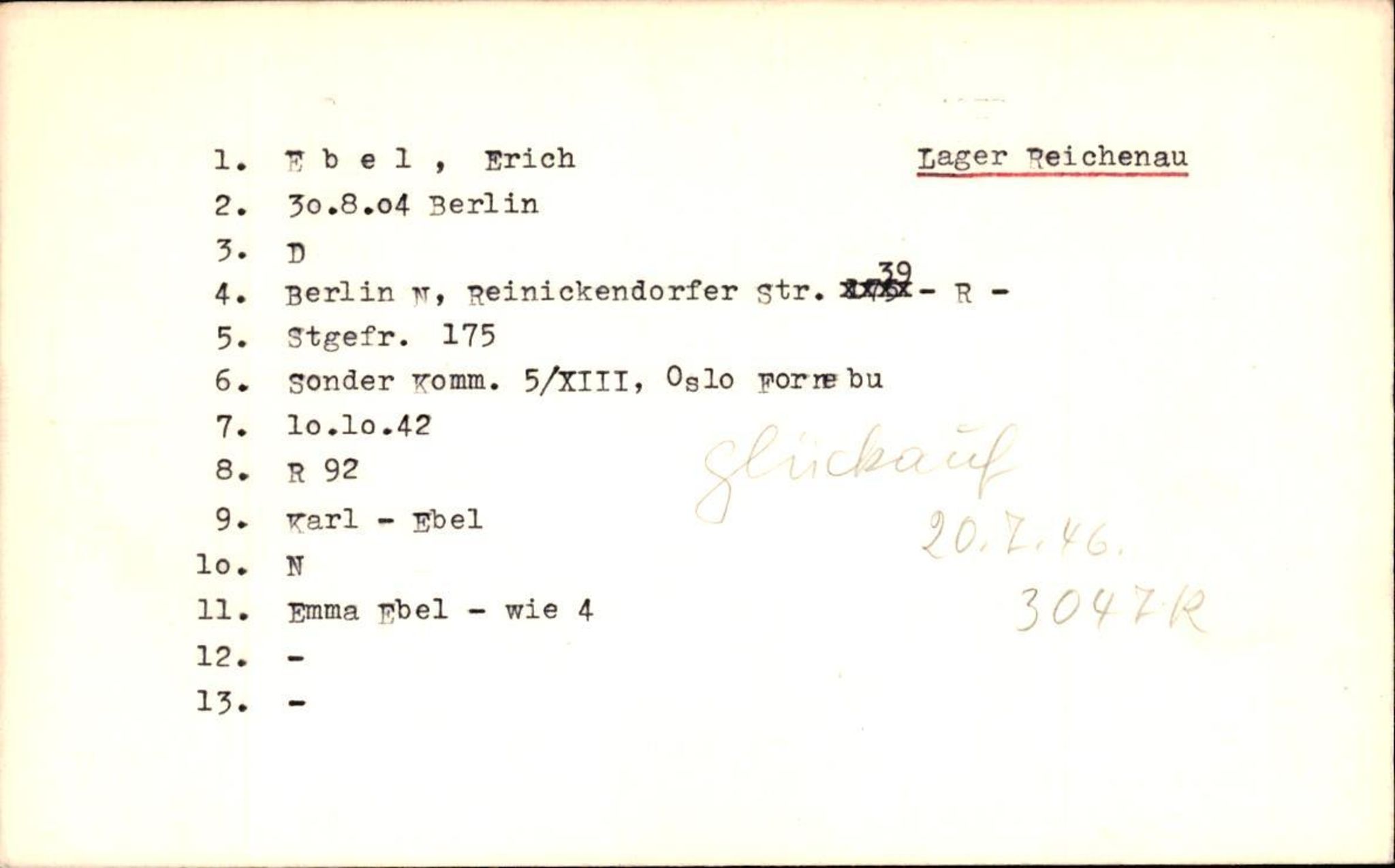Hjemsendte tyskere , RA/RAFA-6487/D/Db/L0009: Dethoff-Erfurth, 1945-1947, p. 661