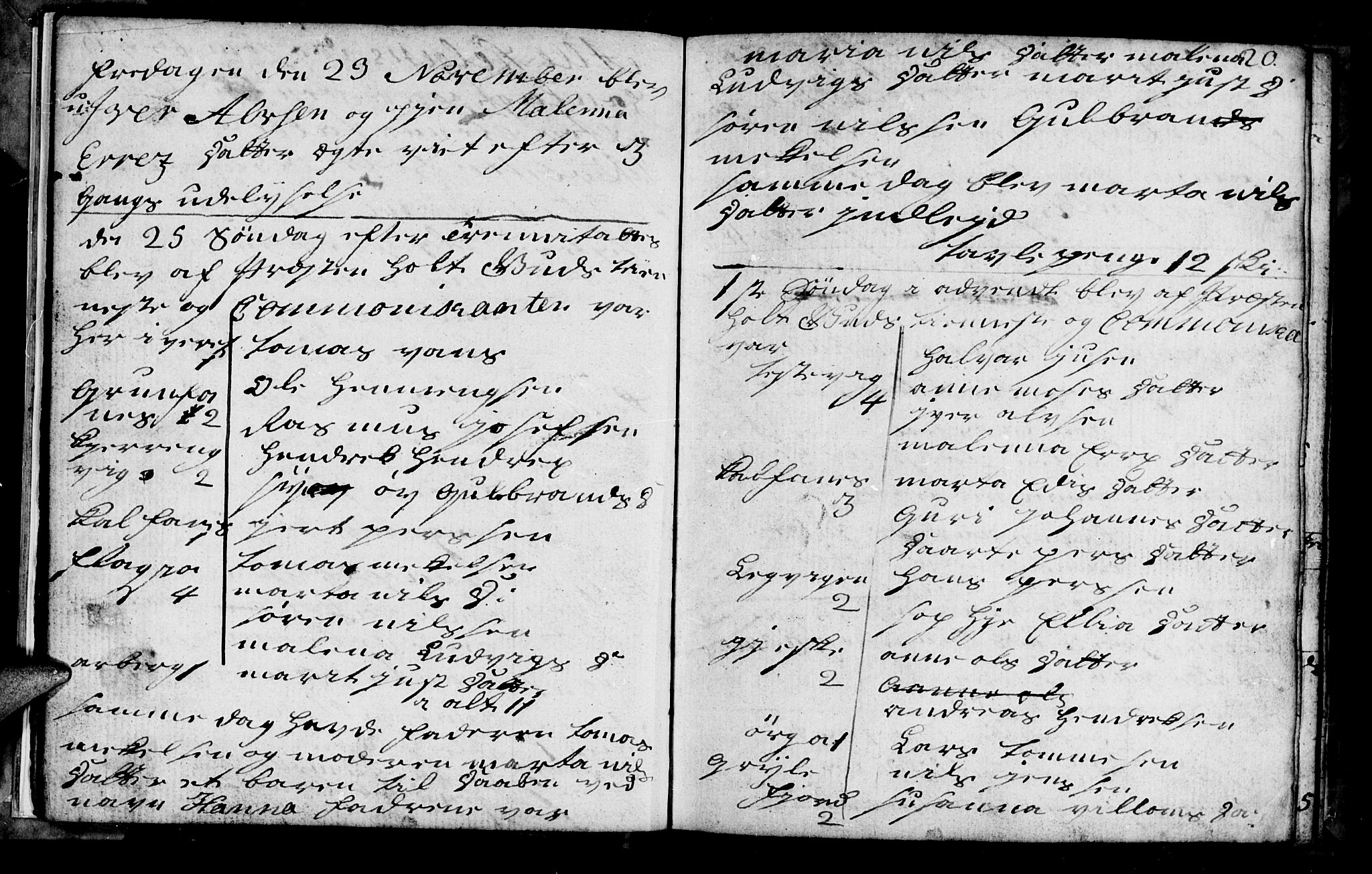 Berg sokneprestkontor, AV/SATØ-S-1318/G/Ga/Gab/L0010klokker: Parish register (copy) no. 10, 1783-1811, p. 20