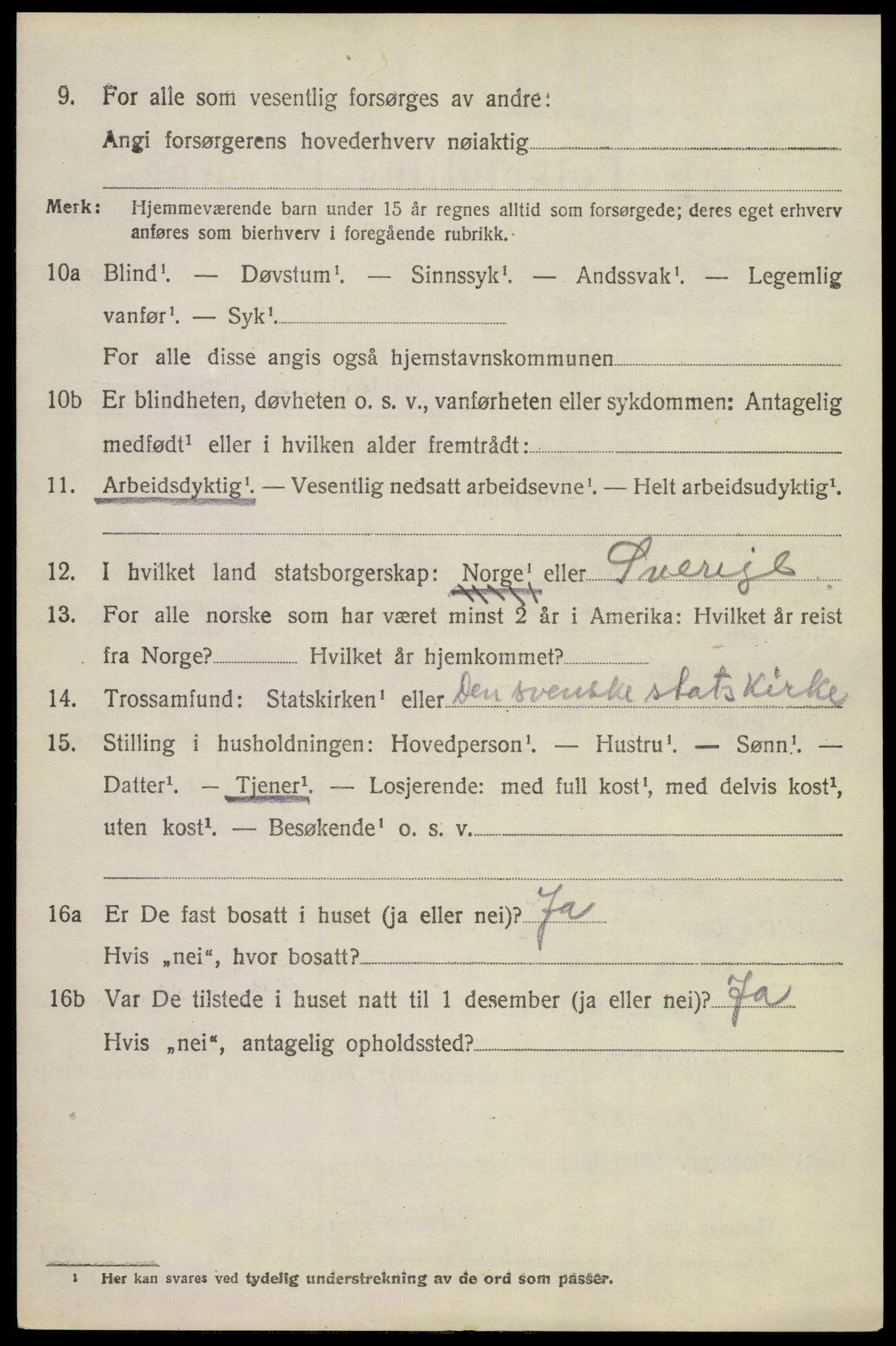 SAKO, 1920 census for Brunlanes, 1920, p. 7134