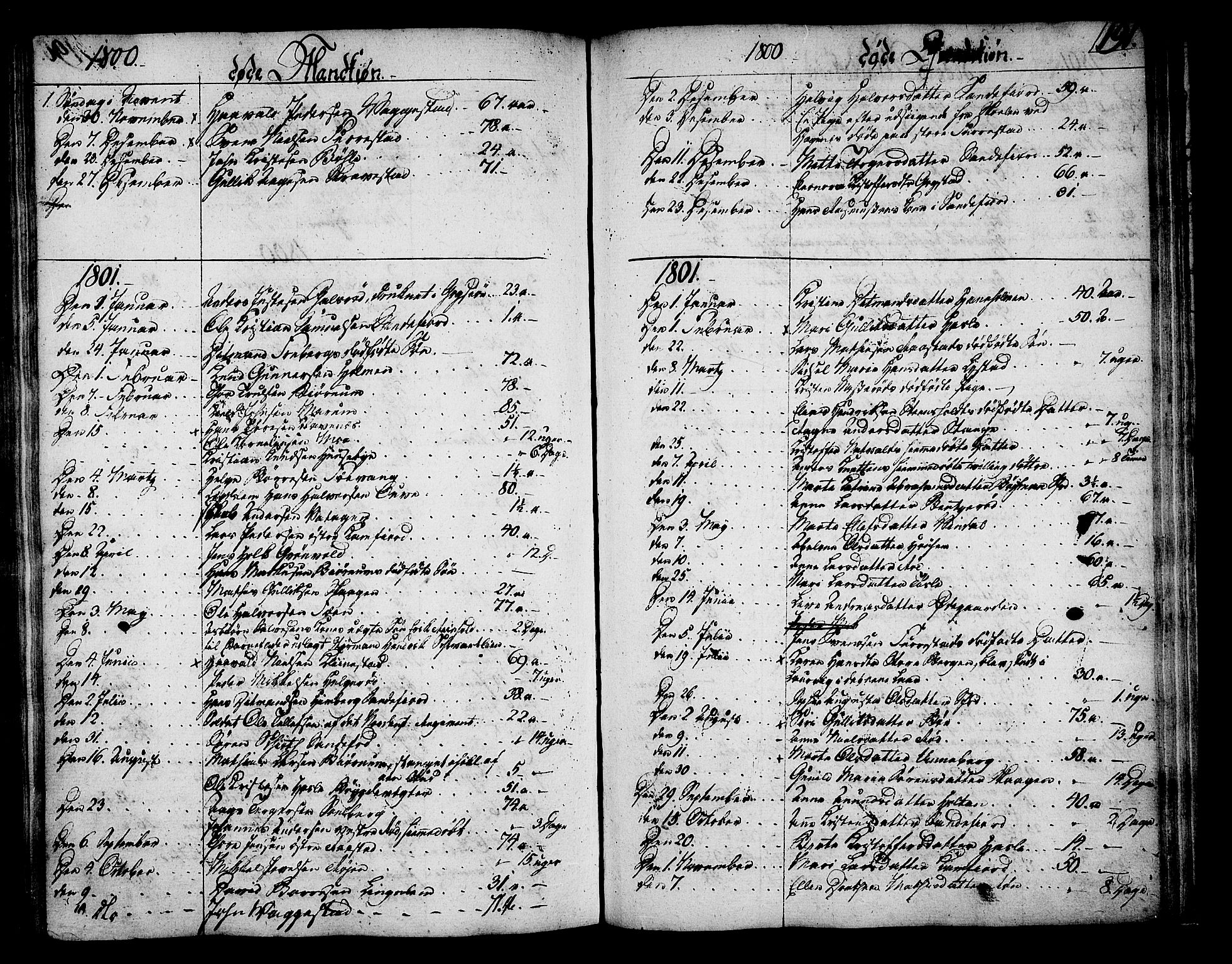 Sandar kirkebøker, SAKO/A-243/F/Fa/L0003: Parish register (official) no. 3, 1789-1814, p. 191