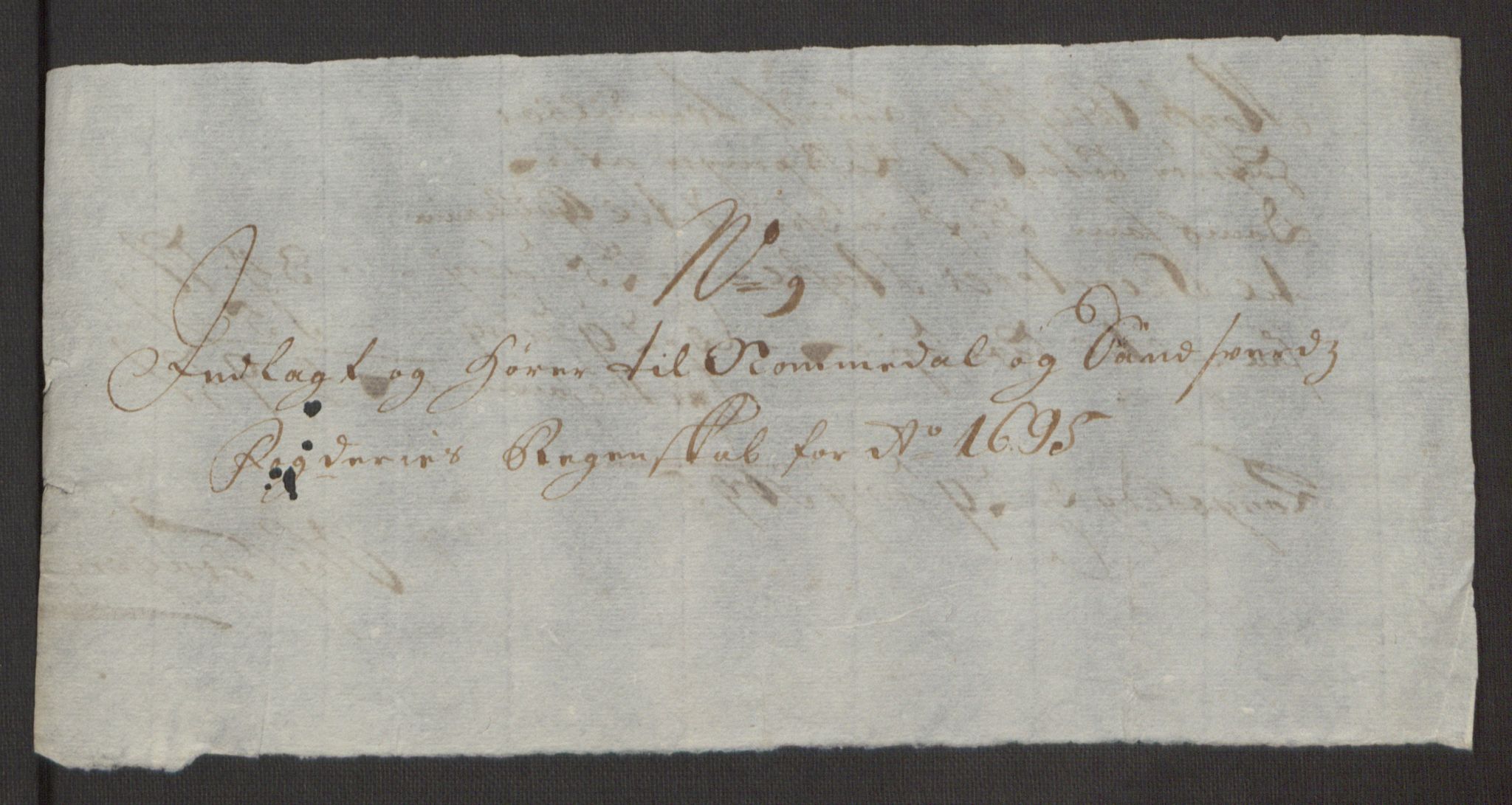 Rentekammeret inntil 1814, Reviderte regnskaper, Fogderegnskap, AV/RA-EA-4092/R24/L1575: Fogderegnskap Numedal og Sandsvær, 1692-1695, p. 508