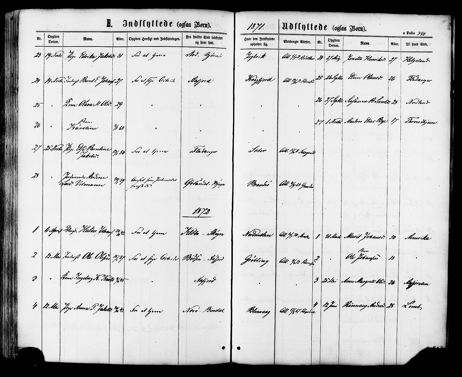 Ministerialprotokoller, klokkerbøker og fødselsregistre - Sør-Trøndelag, SAT/A-1456/657/L0706: Parish register (official) no. 657A07, 1867-1878, p. 390
