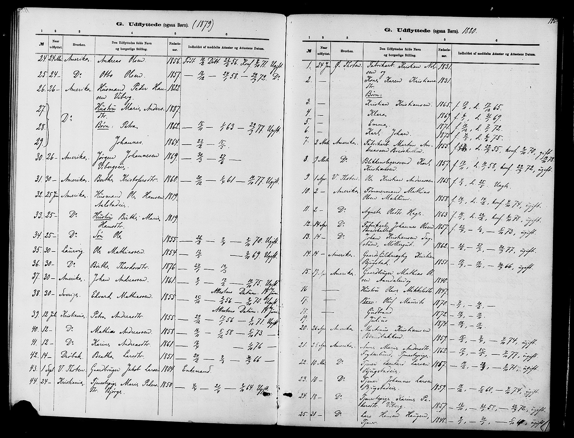 Vardal prestekontor, SAH/PREST-100/H/Ha/Haa/L0010: Parish register (official) no. 10, 1878-1893, p. 183