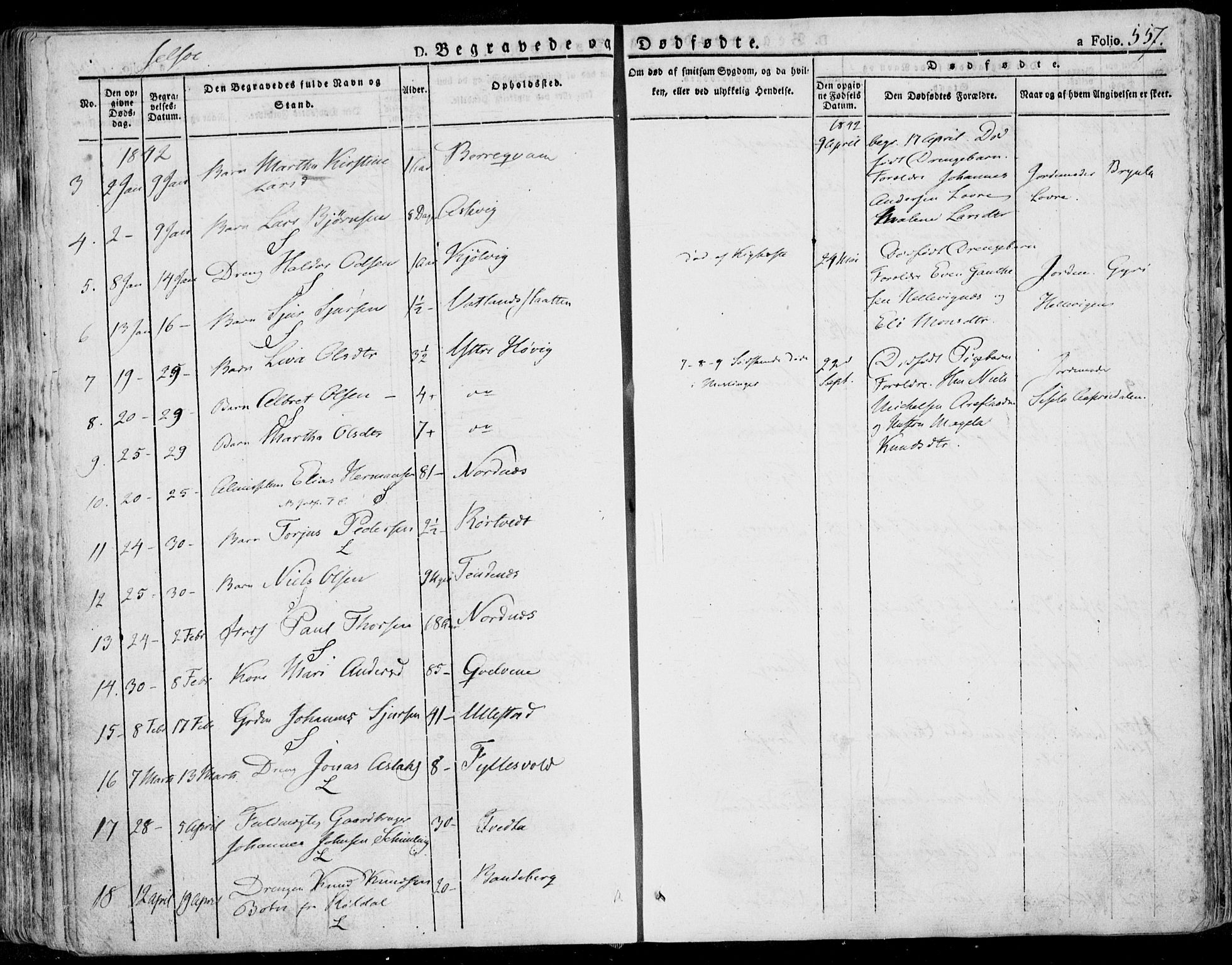 Jelsa sokneprestkontor, AV/SAST-A-101842/01/IV: Parish register (official) no. A 6.2, 1828-1853, p. 557