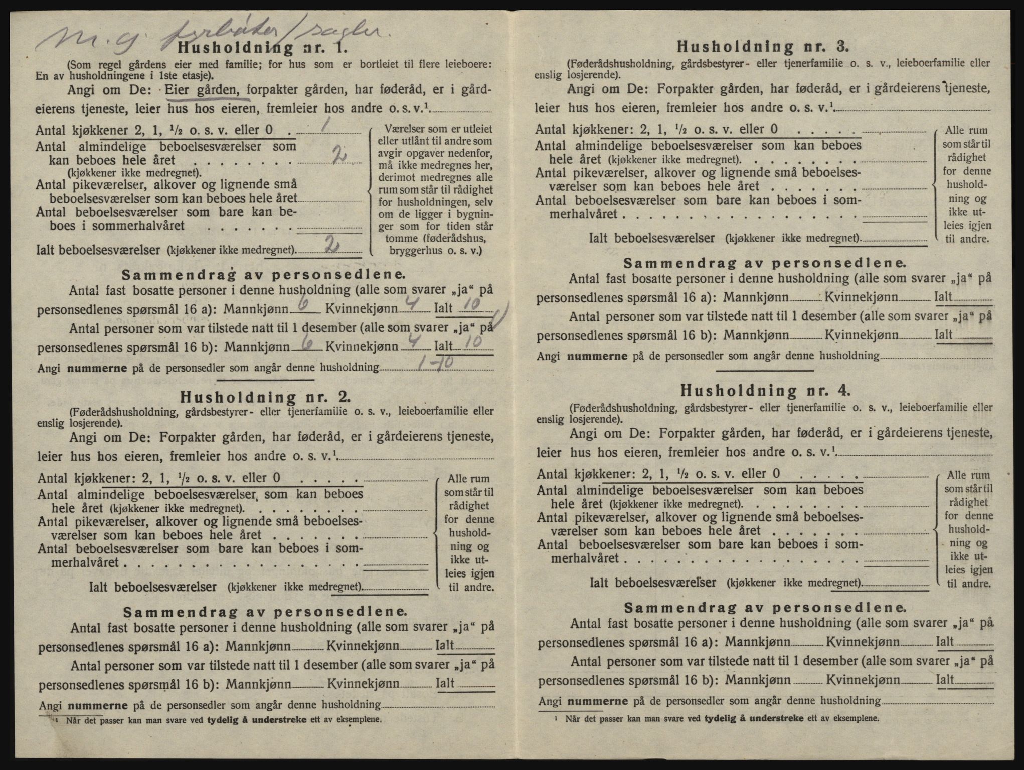 SAO, 1920 census for Glemmen, 1920, p. 704