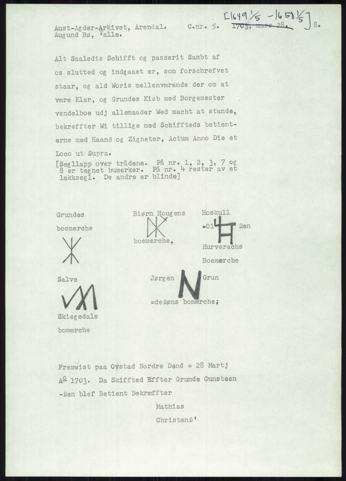 Samlinger til kildeutgivelse, Diplomavskriftsamlingen, AV/RA-EA-4053/H/Ha, p. 1297