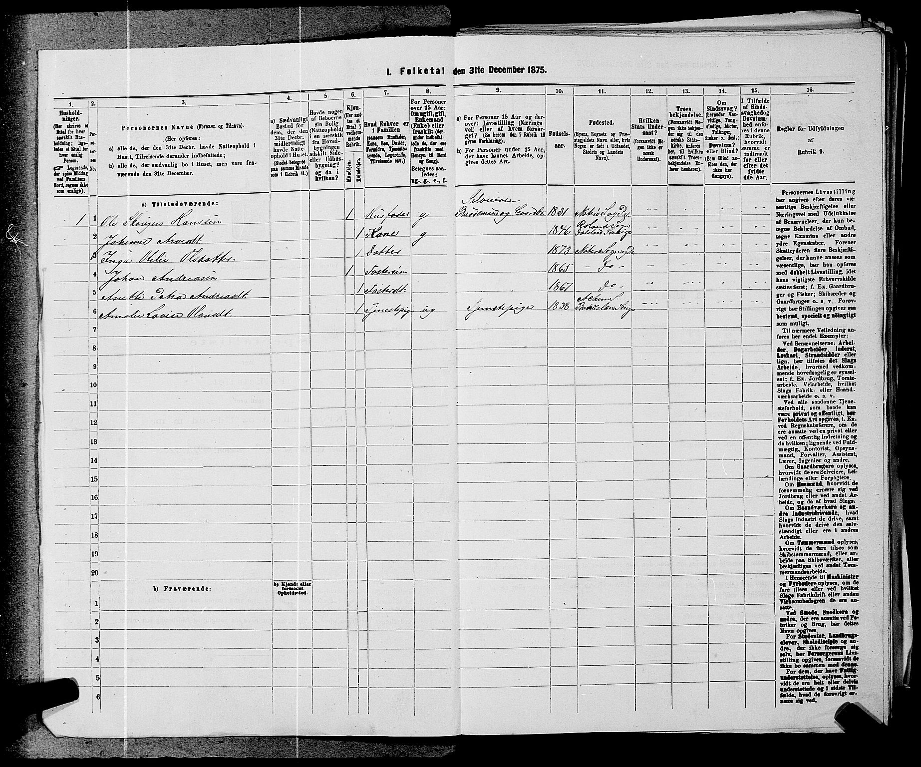 SAKO, 1875 census for 0722P Nøtterøy, 1875, p. 1539