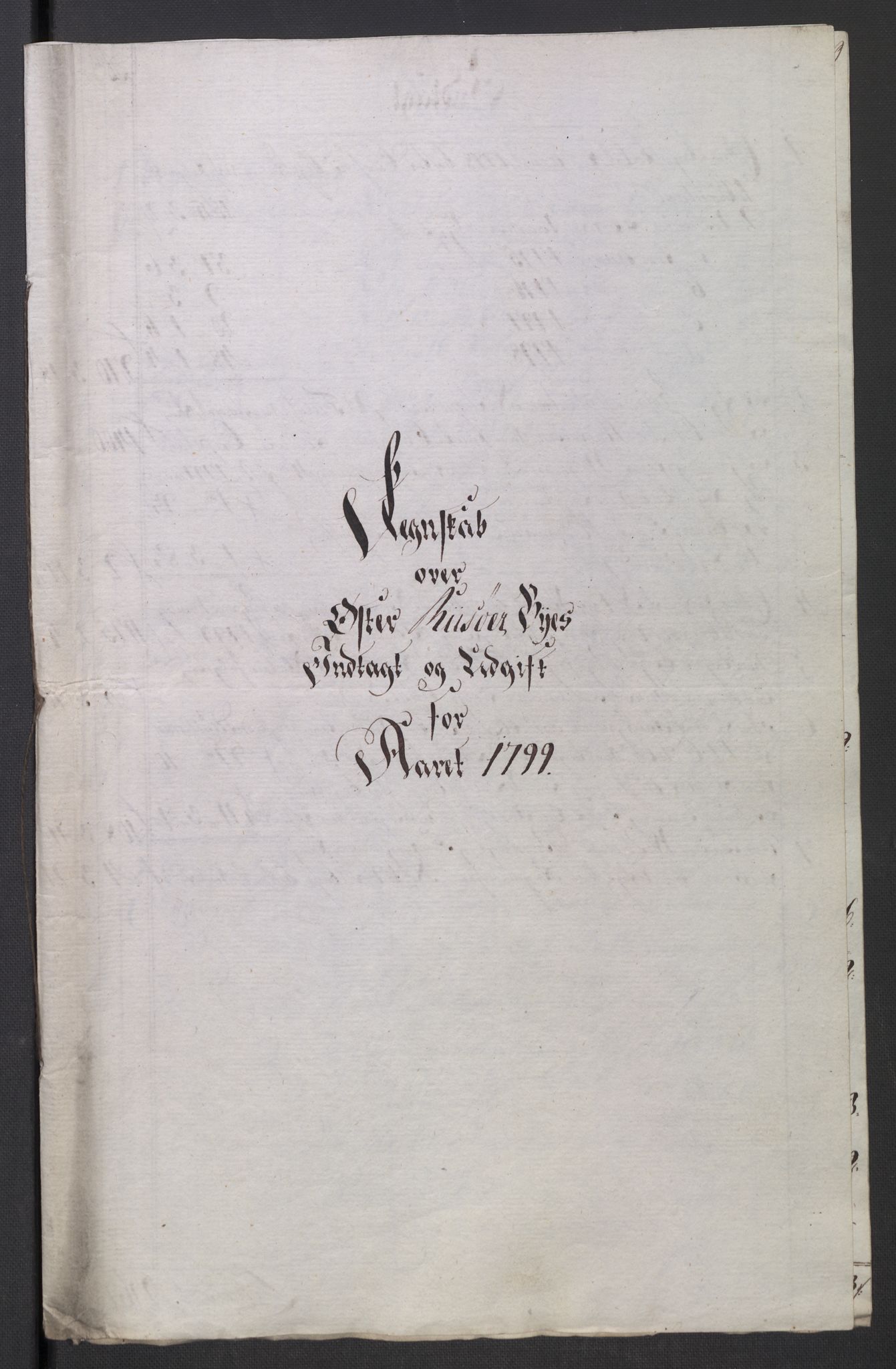 Danske Kanselli 1800-1814, RA/EA-3024/K/Kk/Kka/Kkac/L0235: Kjøpstadregnskap Øster Risør, 1796-1800, p. 716