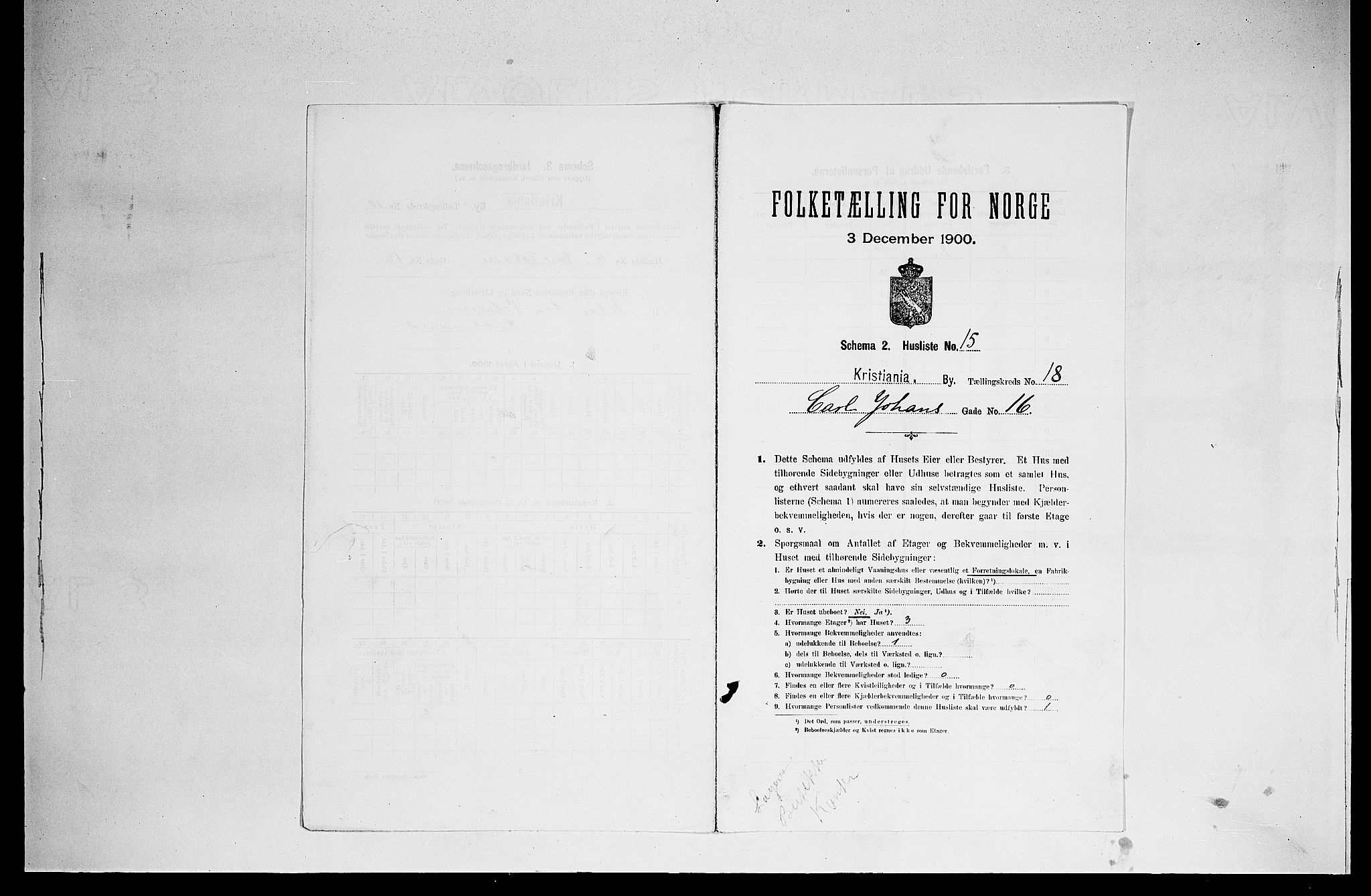 SAO, 1900 census for Kristiania, 1900, p. 11402