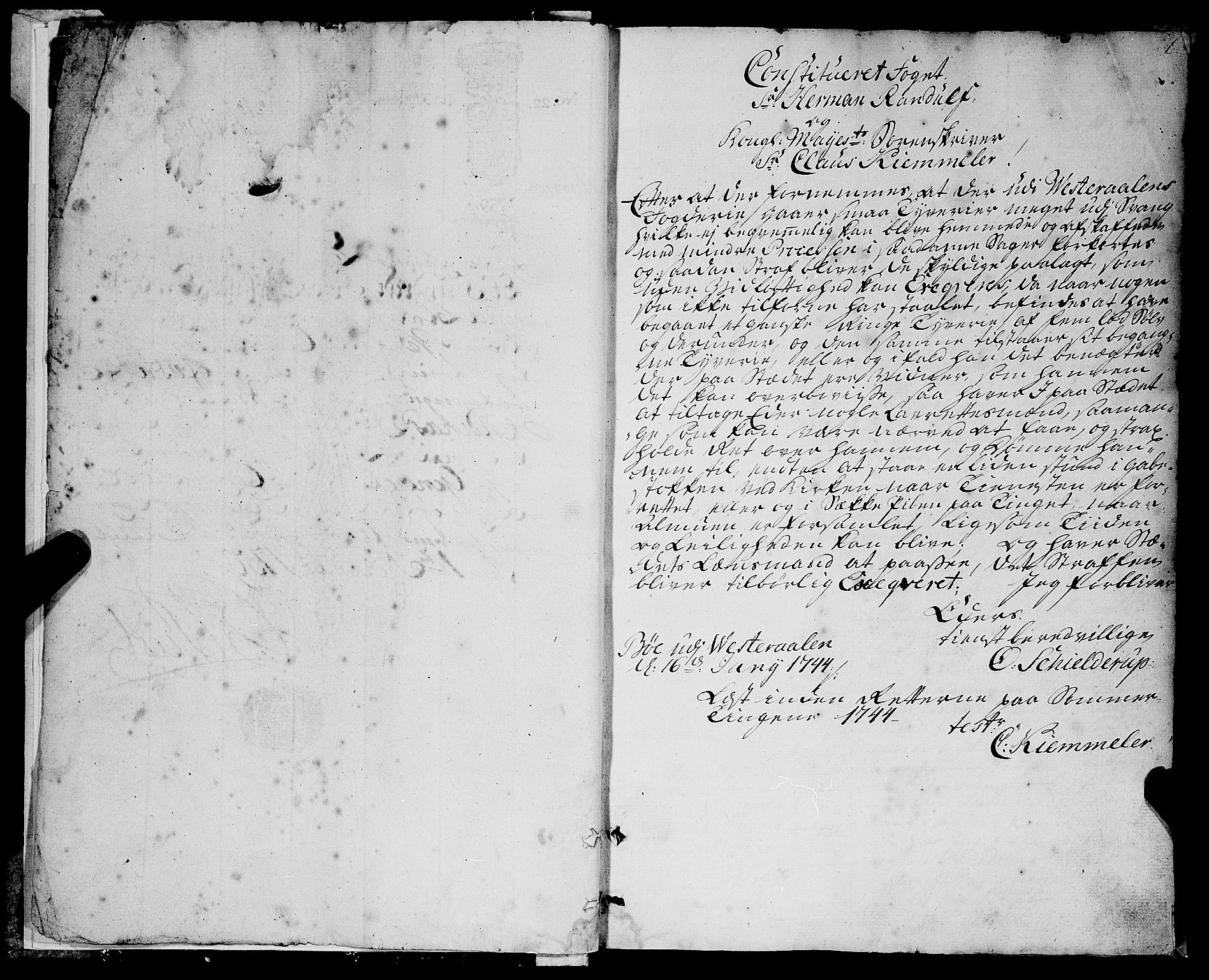 Vesterålen sorenskriveri, SAT/A-4180/1/1/1A/L0006: Tingbok, 1760-1767, p. 0b-1a