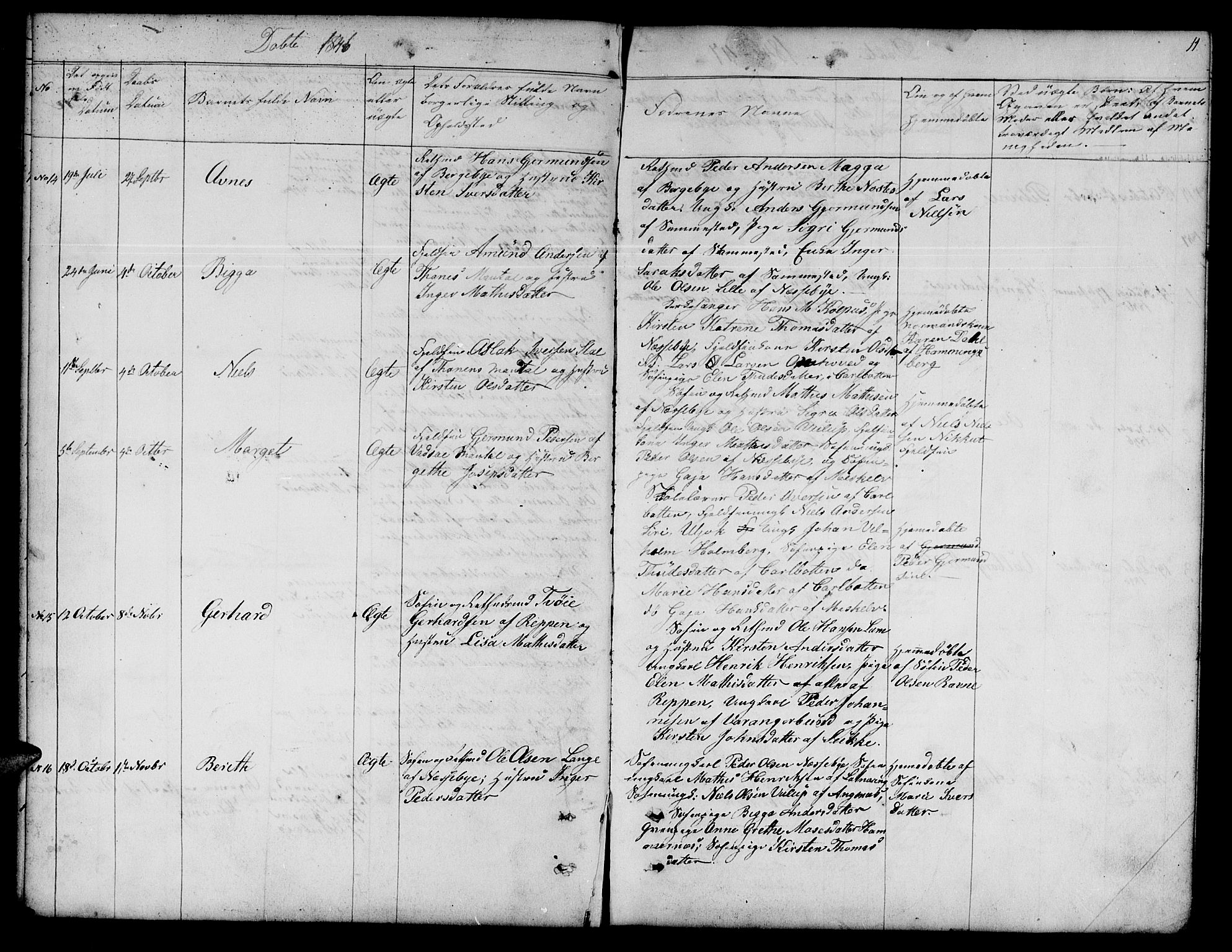 Nesseby sokneprestkontor, AV/SATØ-S-1330/H/Hb/L0001klokker: Parish register (copy) no. 1, 1844-1861, p. 11