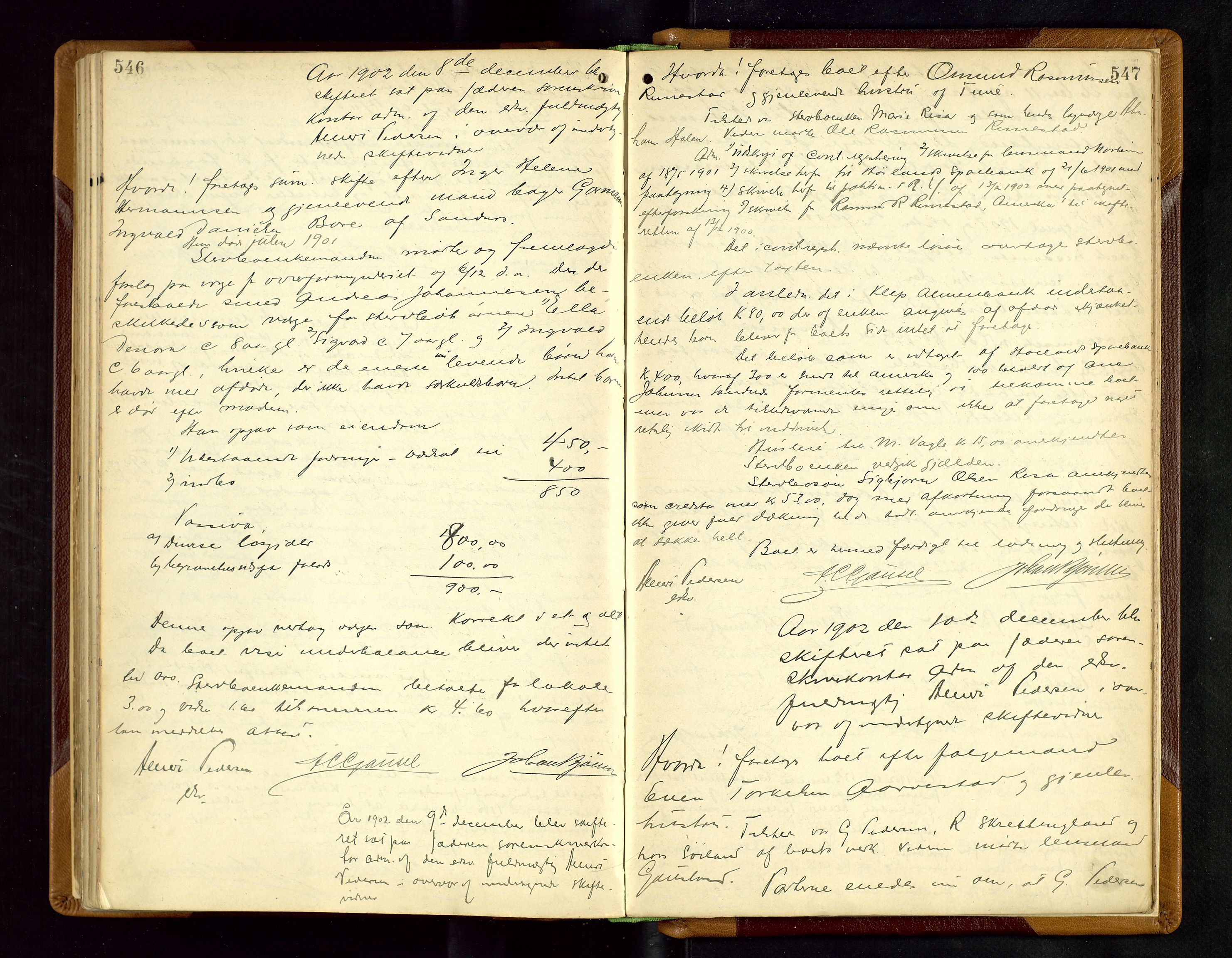 Jæren sorenskriveri, AV/SAST-A-100310/01/5/50/50BA/L0006: SKIFTEFORHANDLINGSPROTOKOLL, 1895-1903, p. 546-547