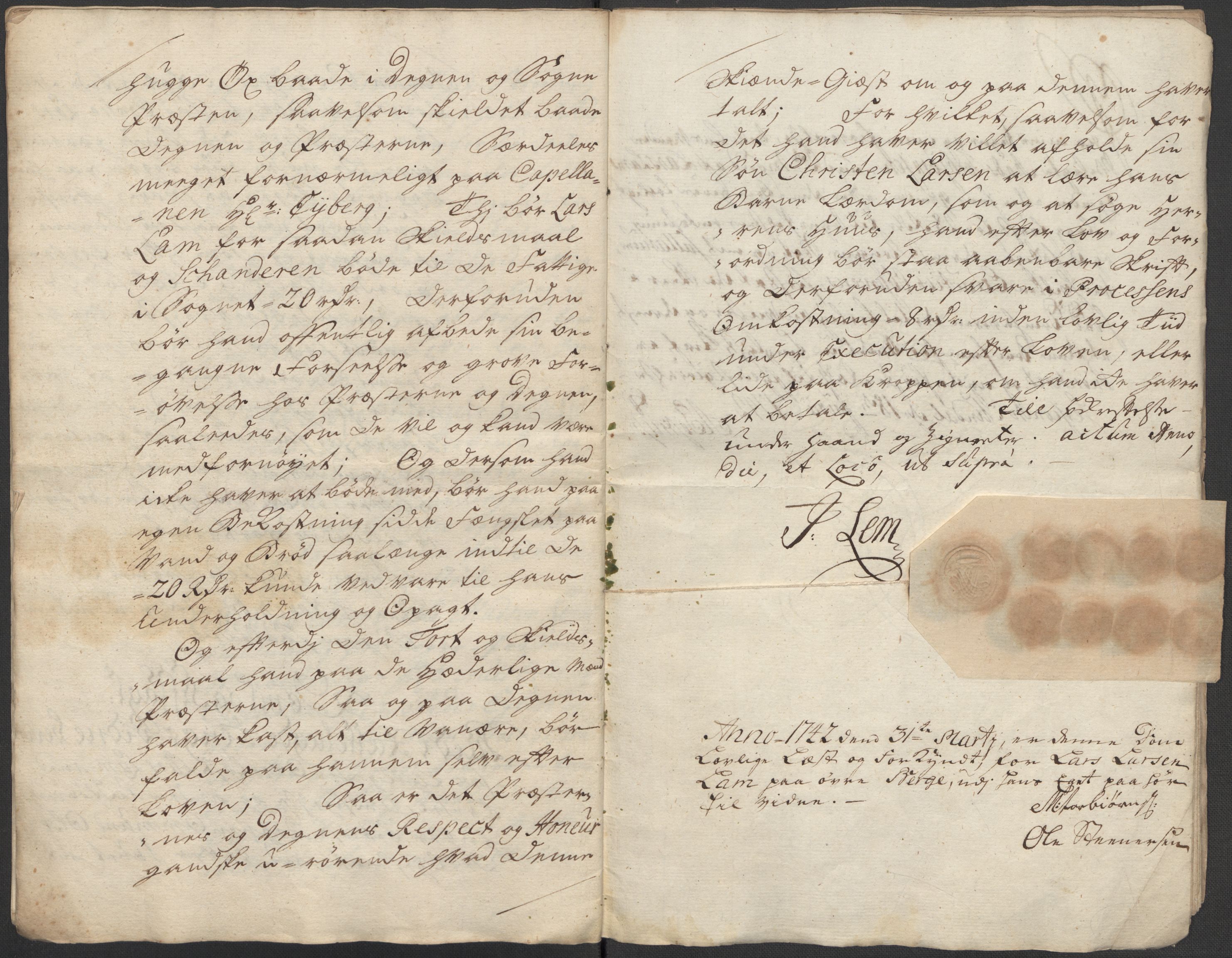 Riksarkivets diplomsamling, AV/RA-EA-5965/F15/L0032: Prestearkiv Vest-Agder, 1652-1741, p. 68