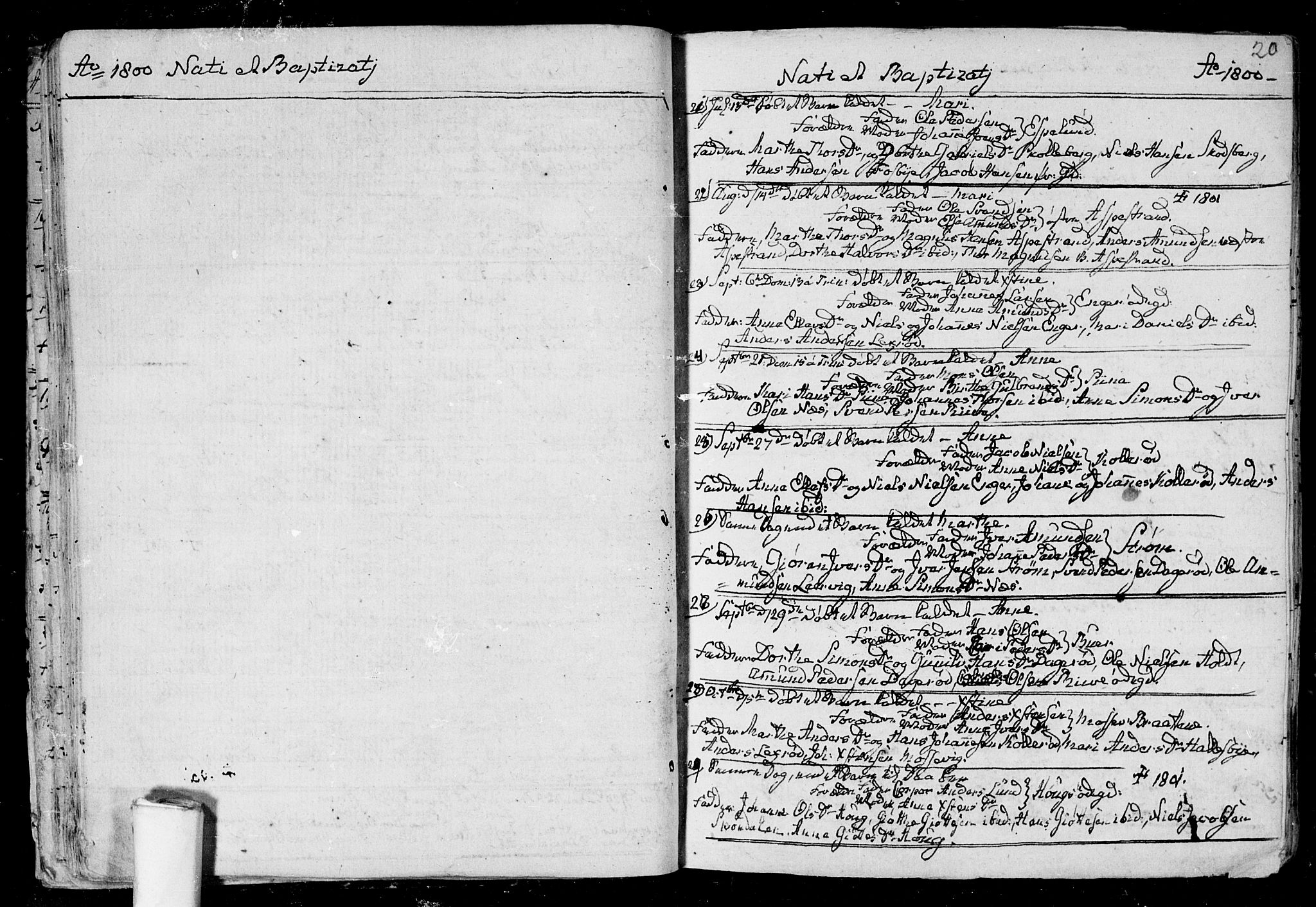 Aremark prestekontor Kirkebøker, AV/SAO-A-10899/F/Fa/L0004: Parish register (official) no. I 4, 1796-1814, p. 20