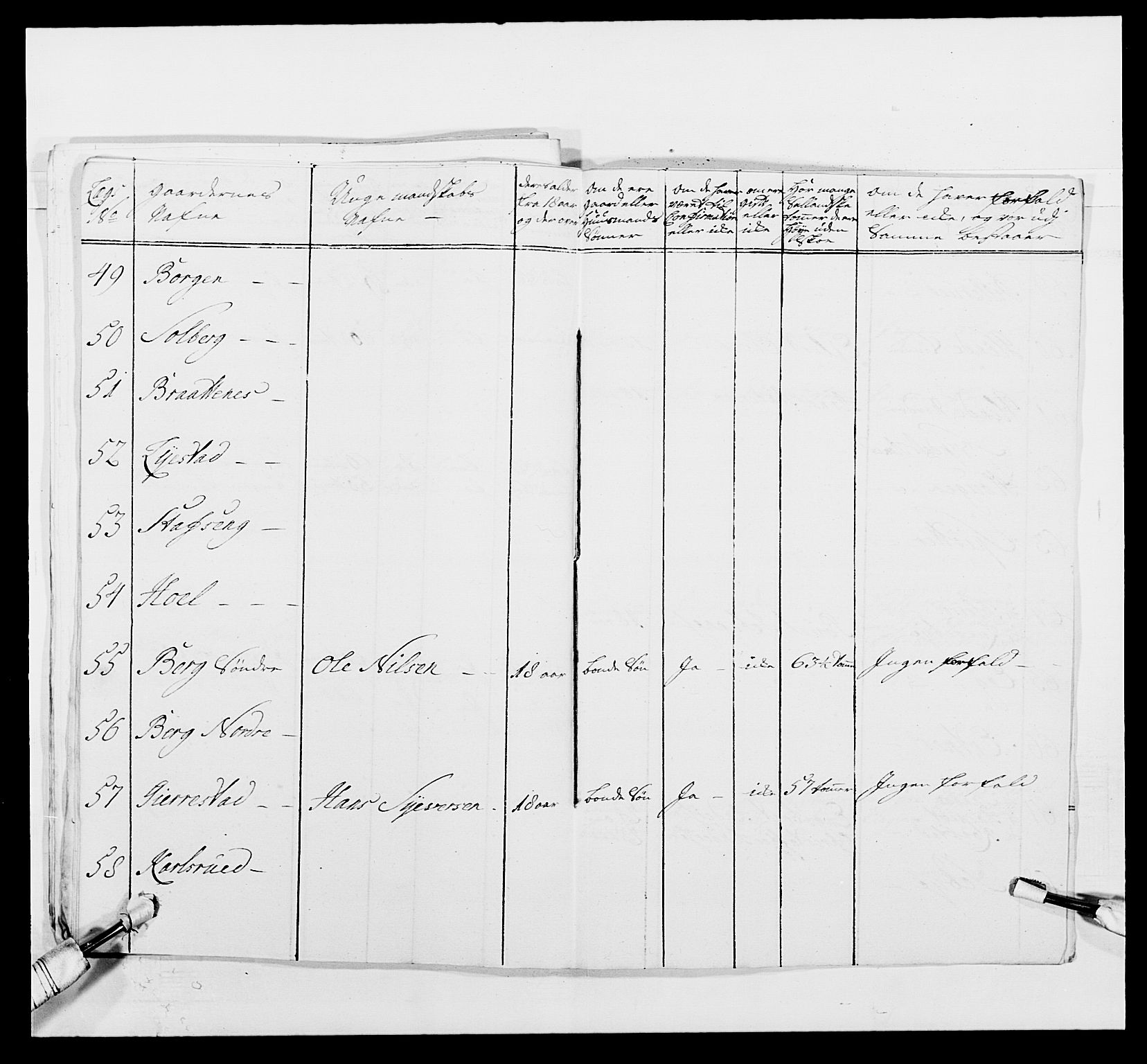 Kommanderende general (KG I) med Det norske krigsdirektorium, AV/RA-EA-5419/E/Ea/L0495: 1. Smålenske regiment, 1732-1763, p. 718