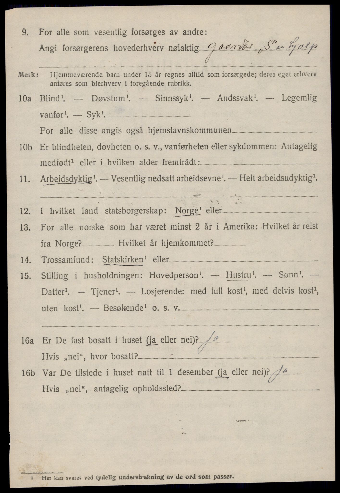 SAT, 1920 census for Bolsøy, 1920, p. 8974