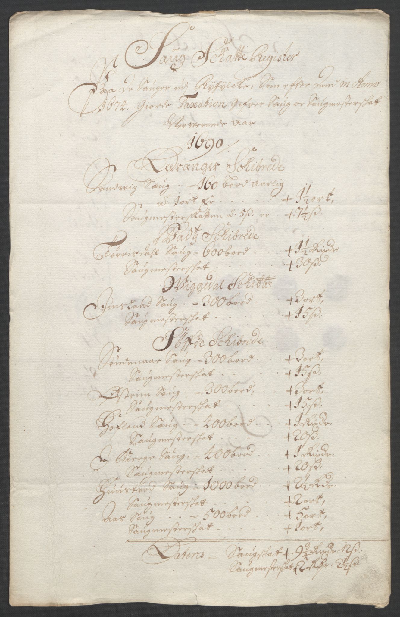 Rentekammeret inntil 1814, Reviderte regnskaper, Fogderegnskap, RA/EA-4092/R47/L2856: Fogderegnskap Ryfylke, 1689-1693, p. 230