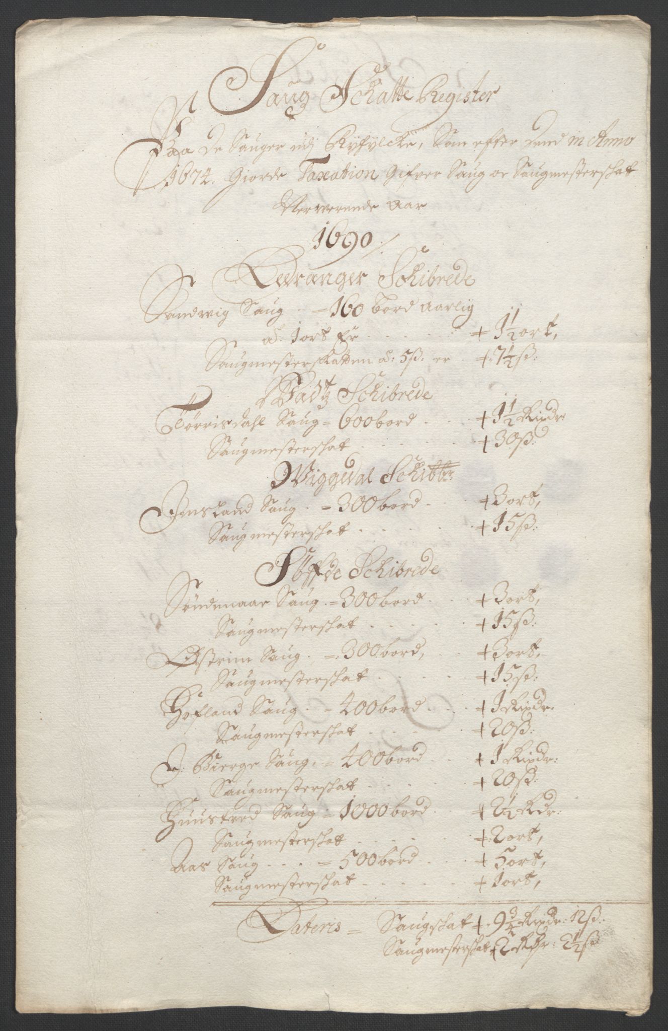 Rentekammeret inntil 1814, Reviderte regnskaper, Fogderegnskap, AV/RA-EA-4092/R47/L2856: Fogderegnskap Ryfylke, 1689-1693, p. 230
