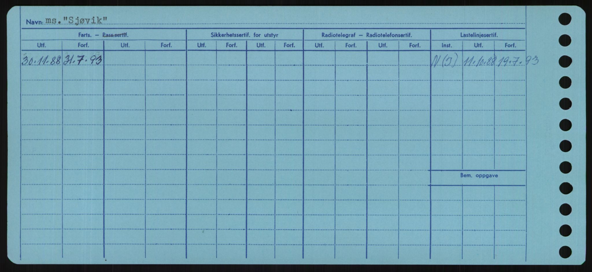 Sjøfartsdirektoratet med forløpere, Skipsmålingen, AV/RA-S-1627/H/Hd/L0033: Fartøy, Sevi-Sjø, p. 420