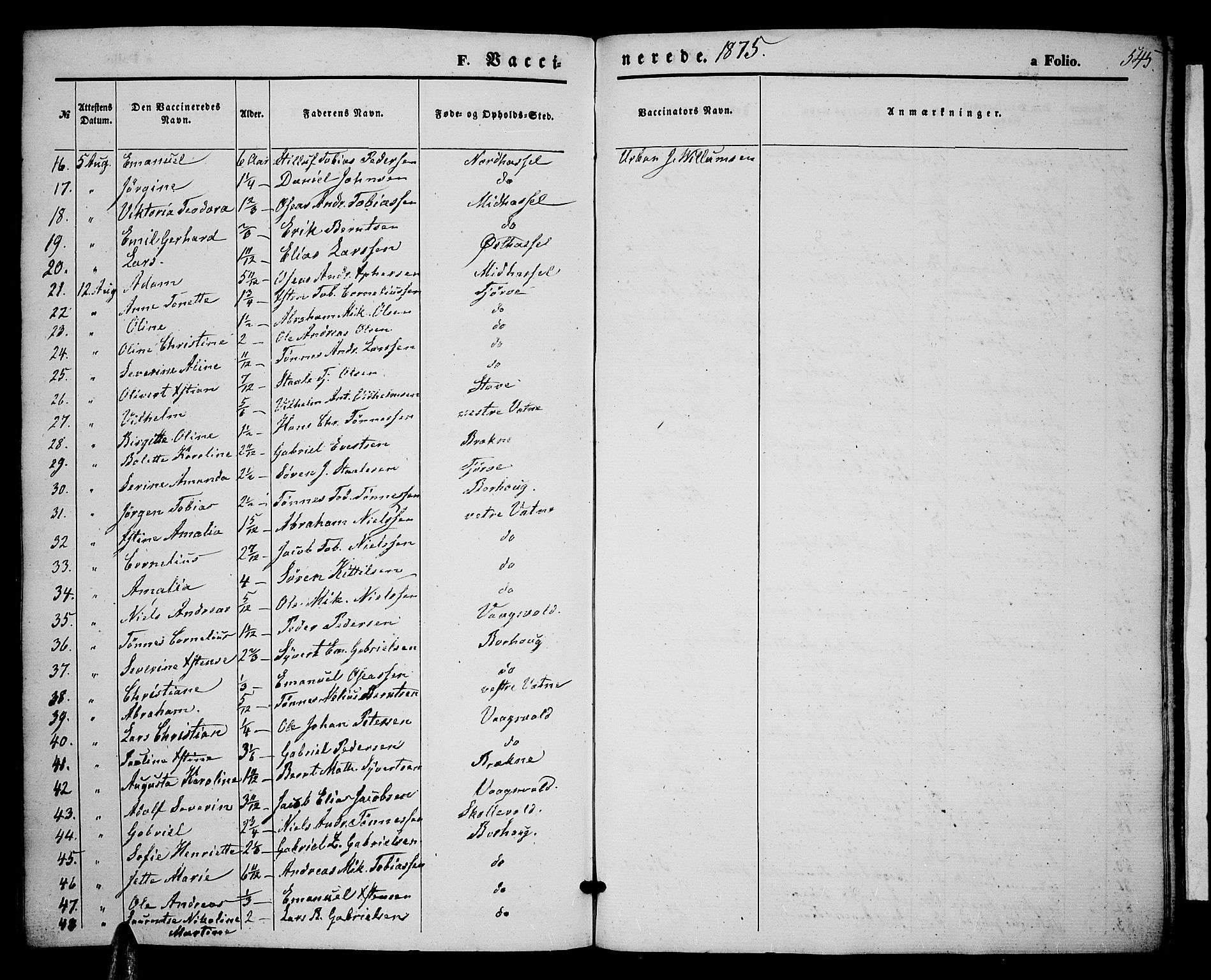 Lista sokneprestkontor, AV/SAK-1111-0027/F/Fb/L0003: Parish register (copy) no. B 3, 1862-1877, p. 545