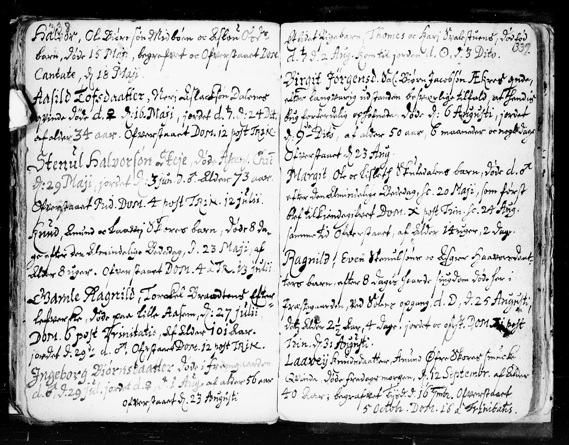 Seljord kirkebøker, SAKO/A-20/F/Fa/L0002: Parish register (official) no. I 2, 1689-1713, p. 338-339