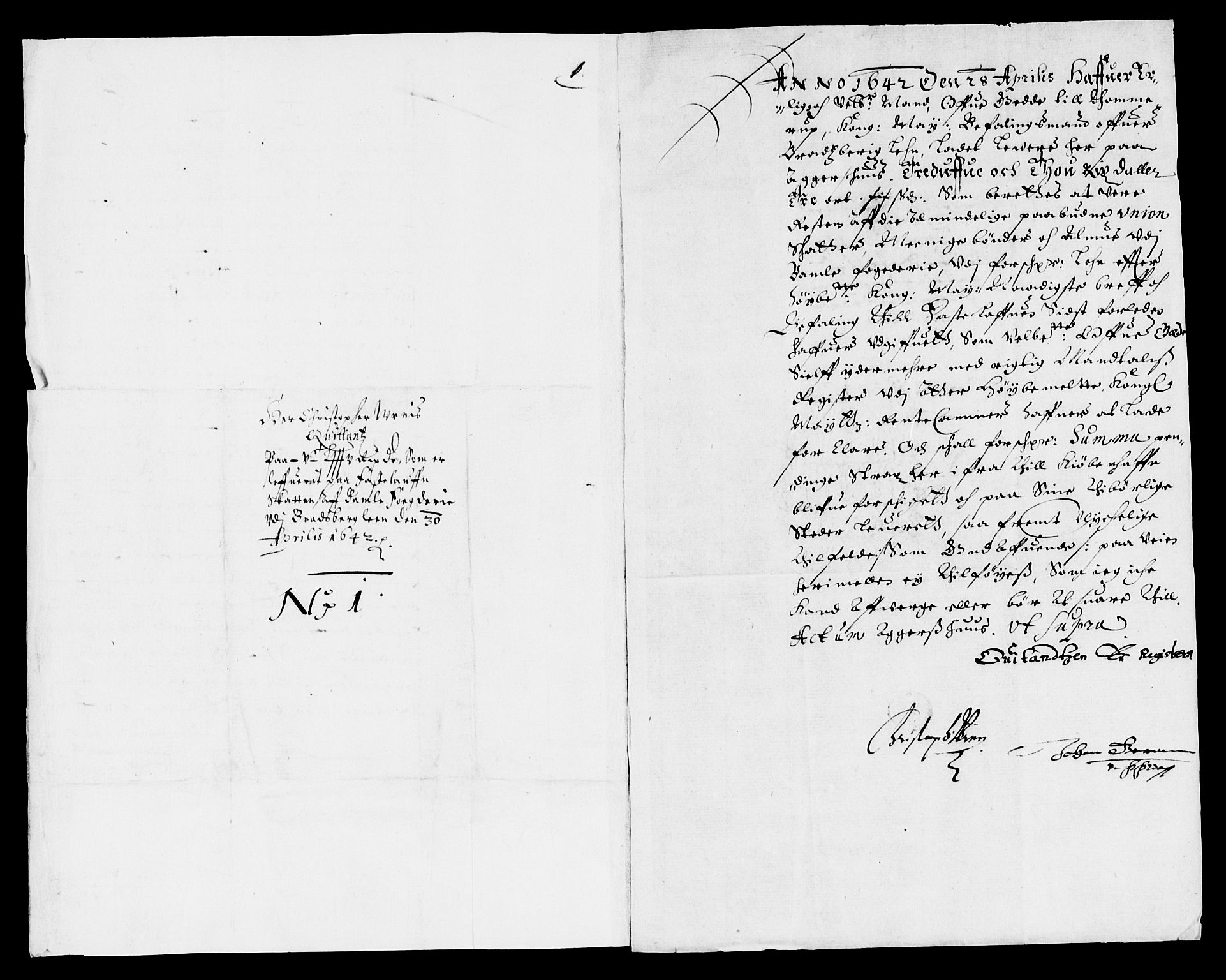 Rentekammeret inntil 1814, Reviderte regnskaper, Lensregnskaper, AV/RA-EA-5023/R/Rb/Rbp/L0026: Bratsberg len, 1641-1642