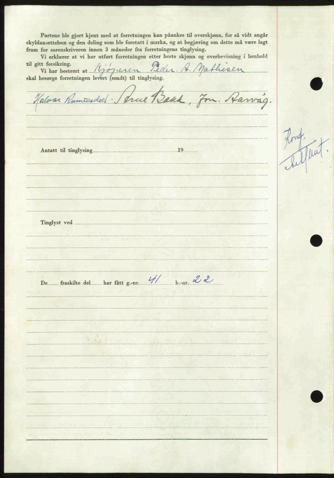 Nordmøre sorenskriveri, AV/SAT-A-4132/1/2/2Ca: Mortgage book no. A113, 1949-1950, Diary no: : 198/1950