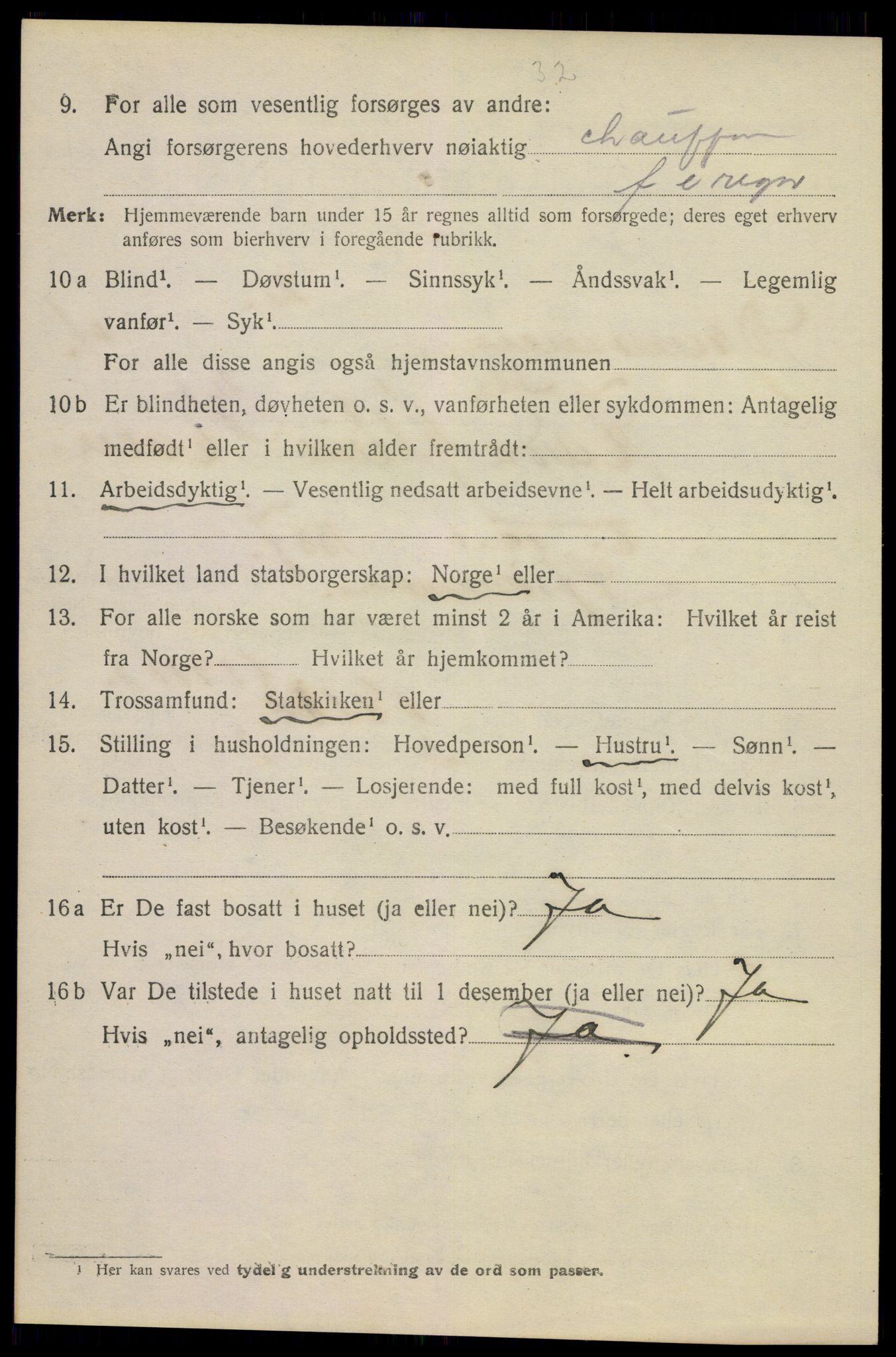 SAKO, 1920 census for Drammen, 1920, p. 33352