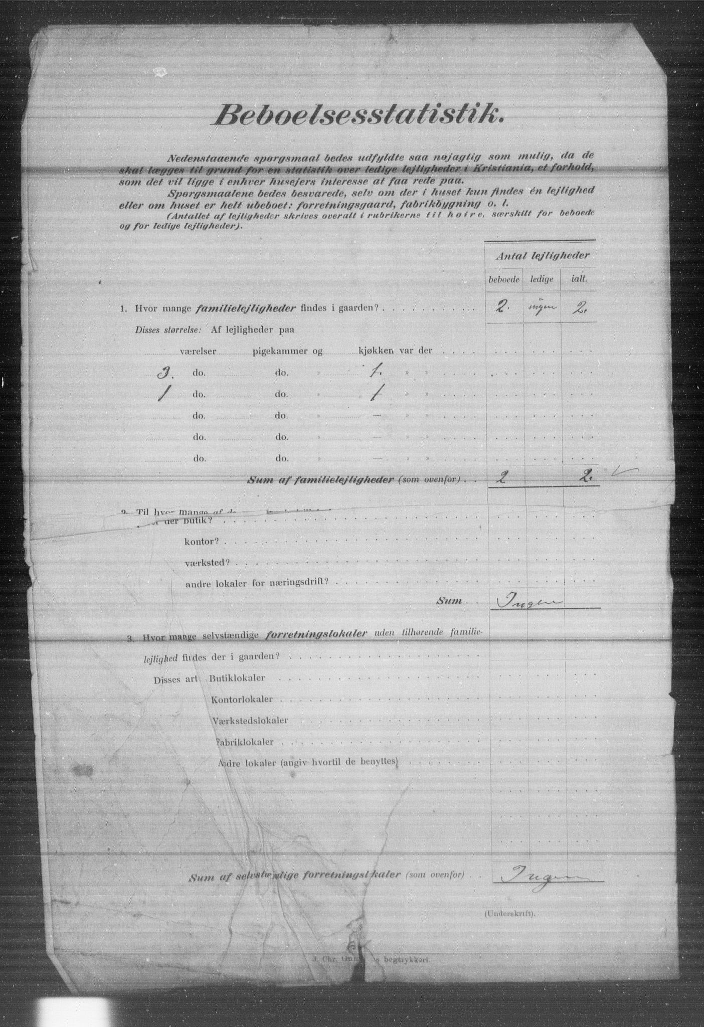 OBA, Municipal Census 1903 for Kristiania, 1903, p. 25088