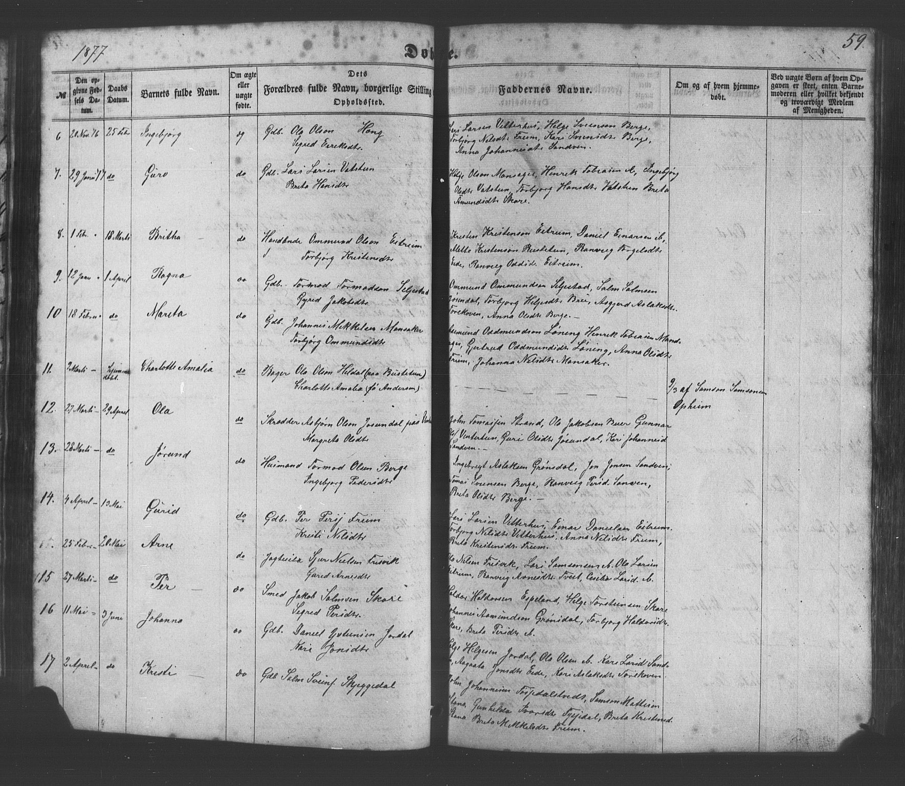 Odda Sokneprestembete, SAB/A-77201/H/Hab: Parish register (copy) no. A 4, 1858-1886, p. 59